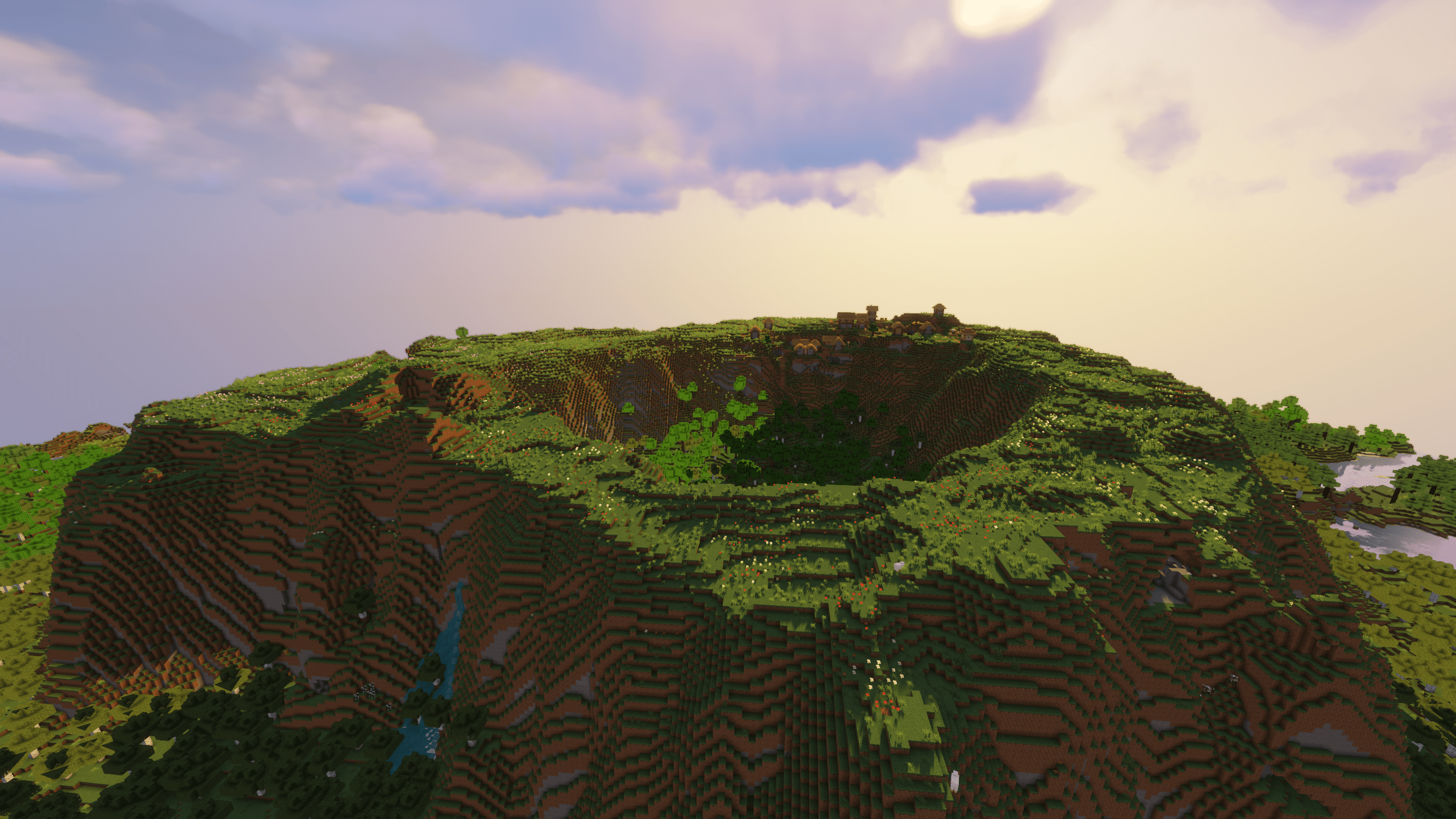 2560x1440 I Found A Donut! Seed: Neon (or 2424310) details in comment