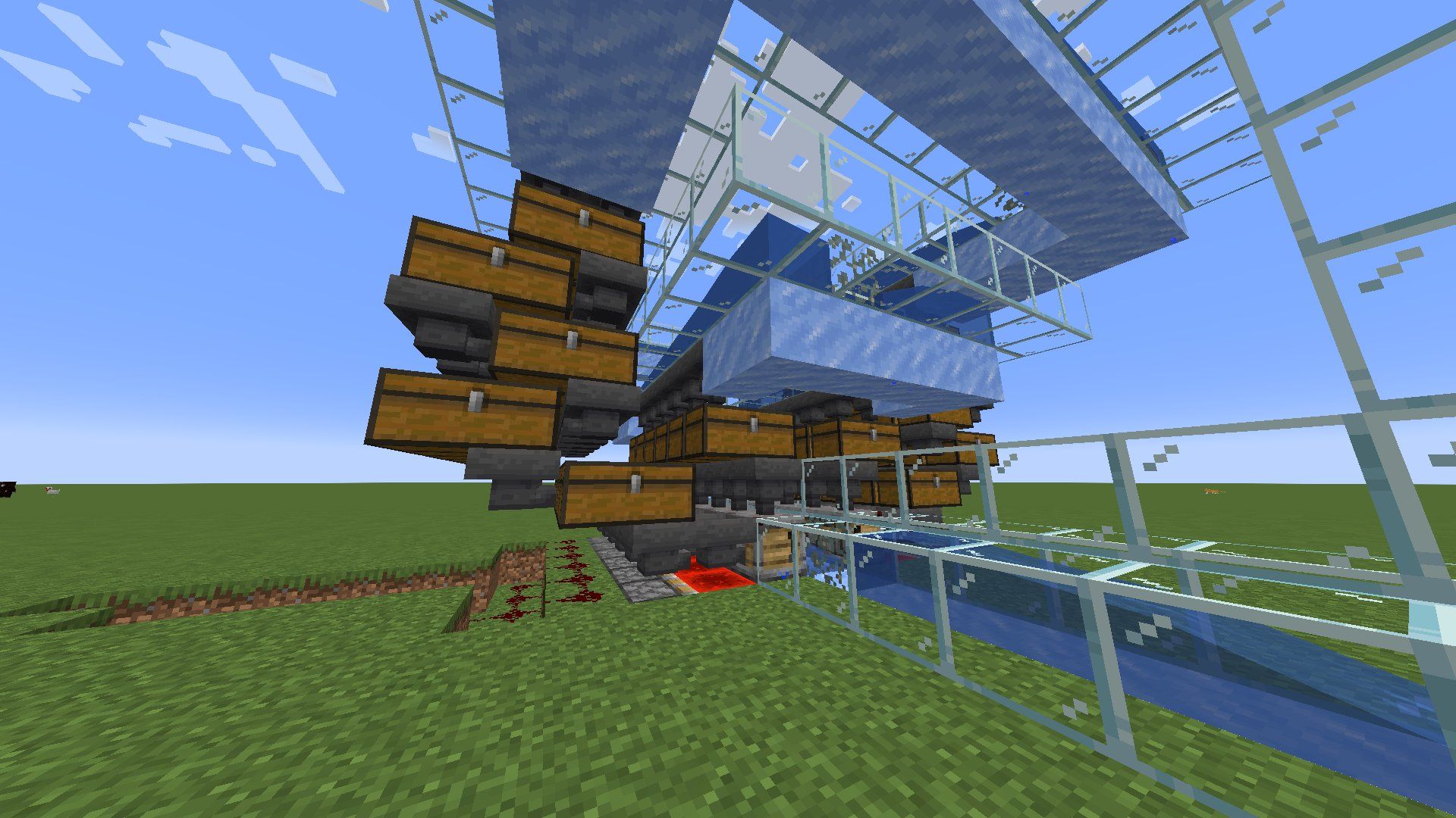 1920x1080 Minecraft Schematic Simple Autocrafter Donut smp