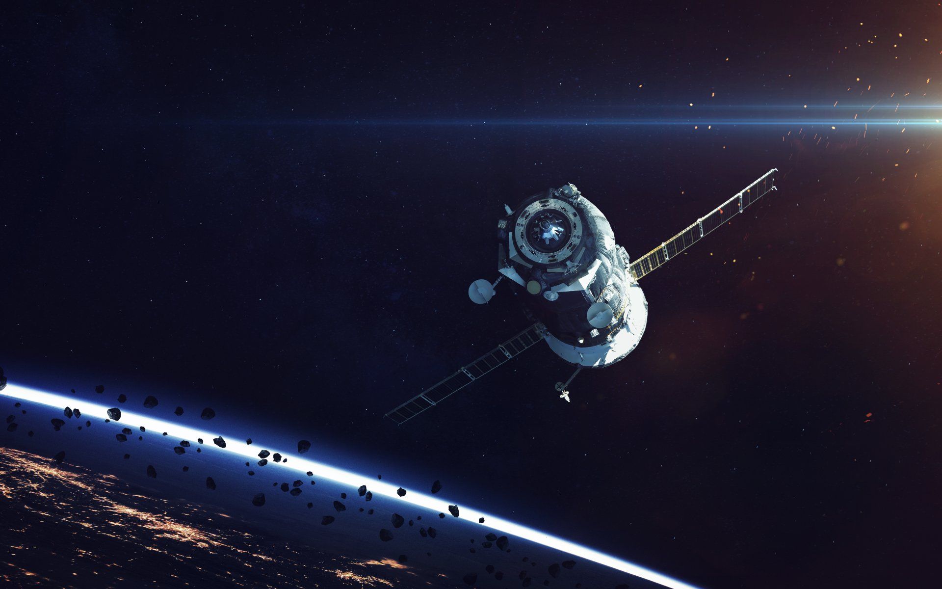 1920x1200 4K Ultra HD Sci Fi Satellite Orbiting Beyond Earthx3250