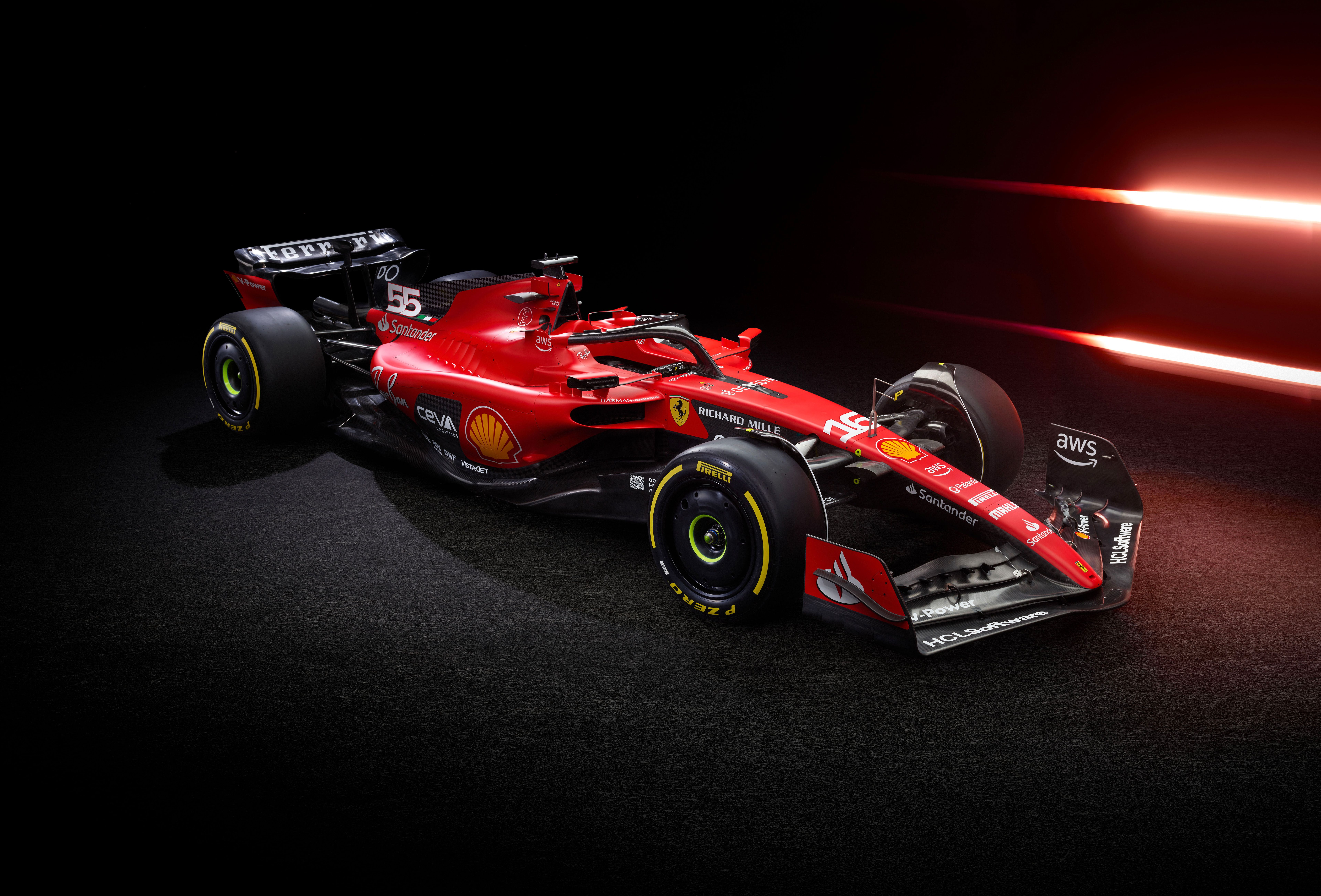7680x5212 Ferrari F1 4k Dark Wallpaper