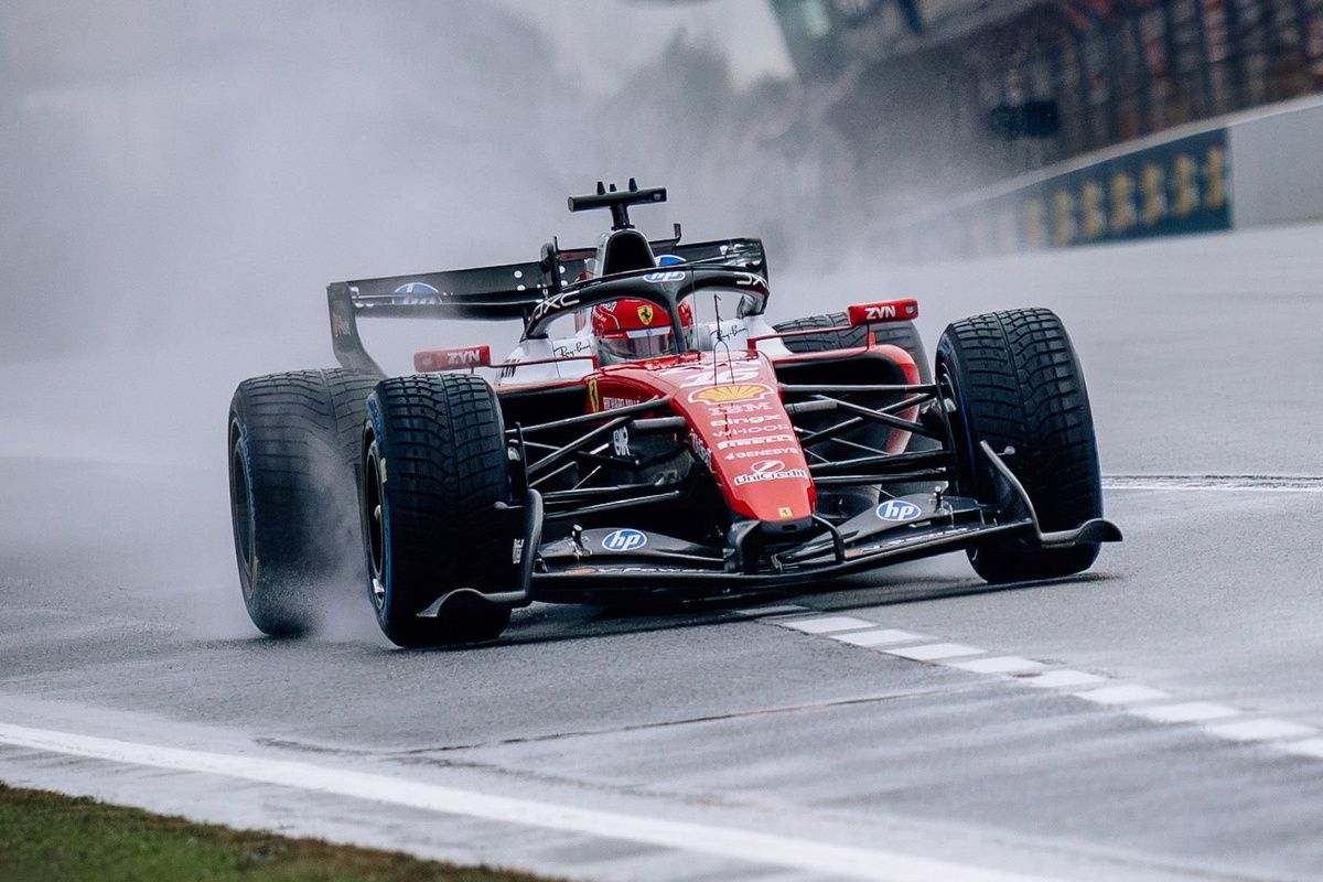 1200x800 Ferrari Tested Wet Weather Active Aerodynamics In F1 Barcelona Shakedown