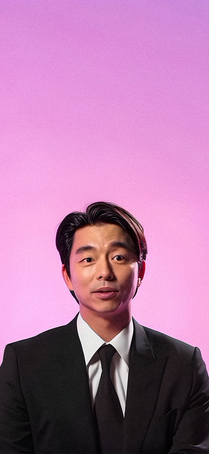 678x1470 Squid Game Salesman Pink Interview HD Phone wallpaper