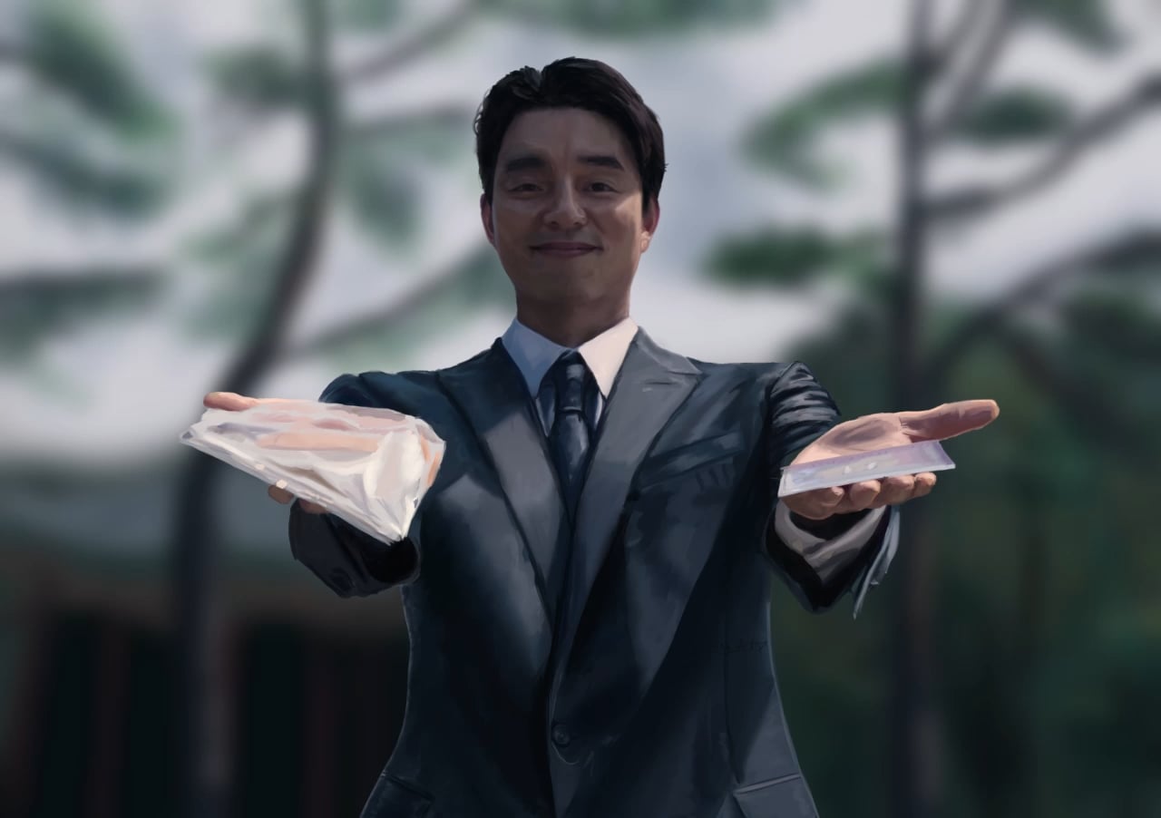 1280x902 I tried to draw Salesman (Gong Yoo)