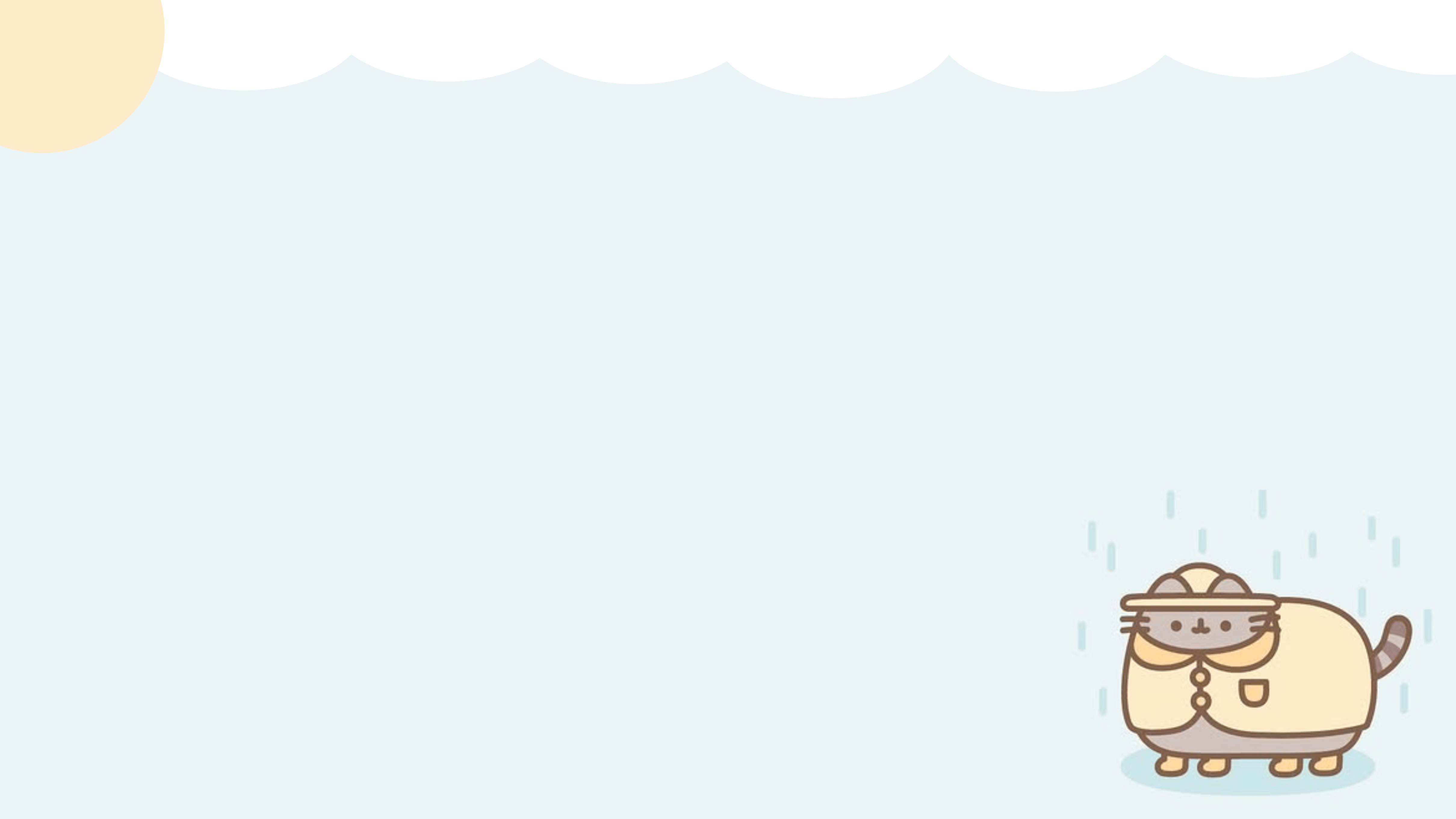 4838x2721 Recently resized pusheen image to wallpaper size, thought someone might want to use them too