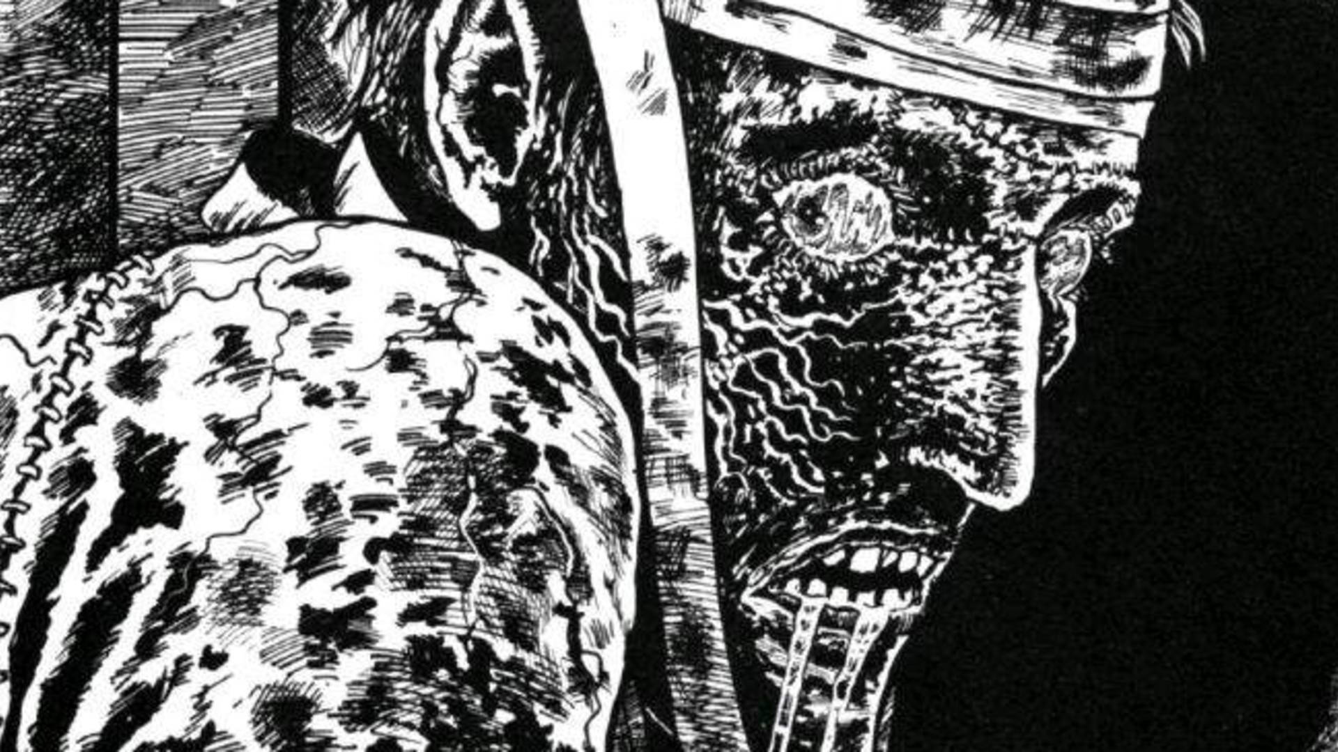 1920x1080 Download Junji Ito Bloodied Man Wallpaper