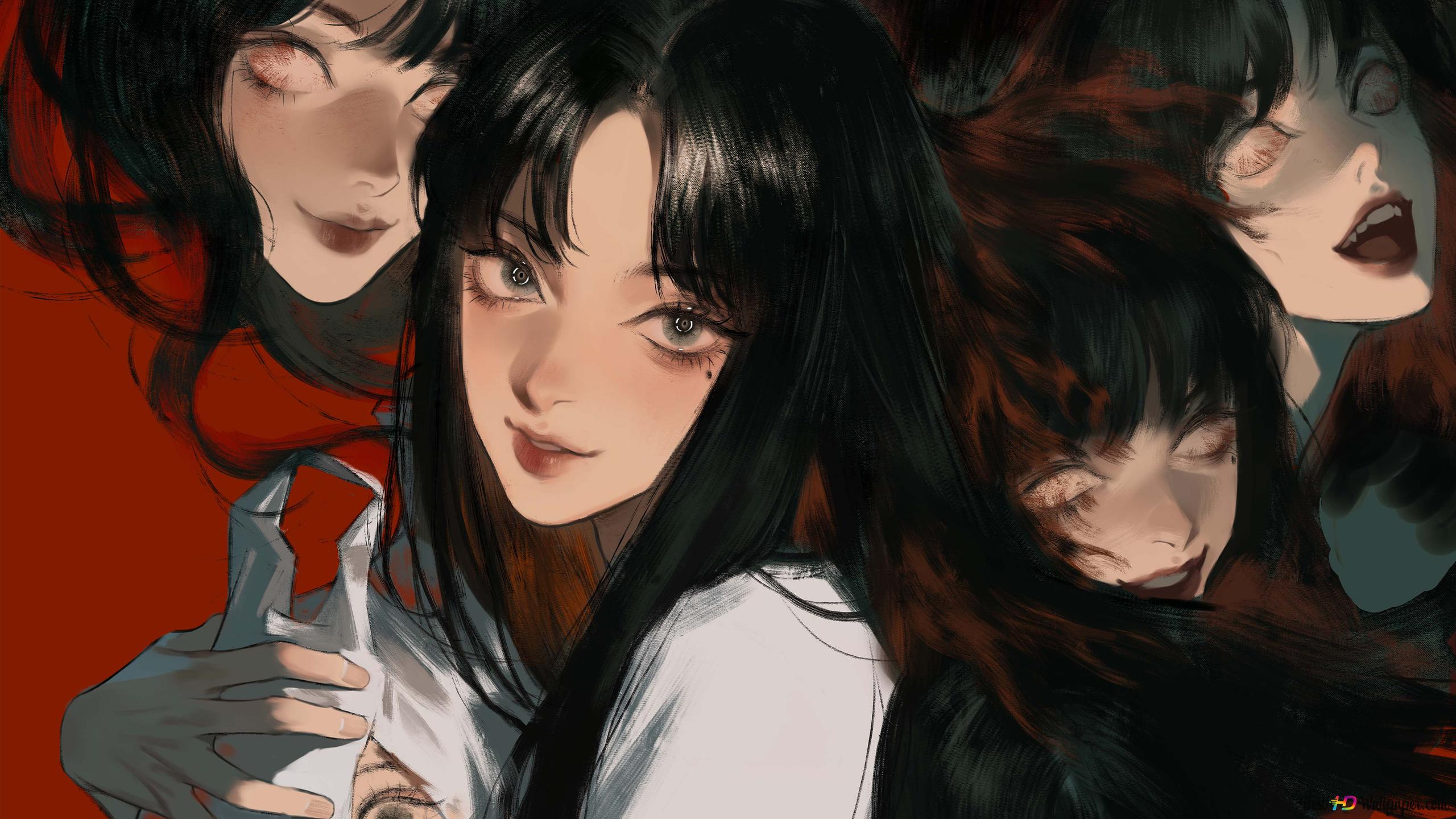 2560x1440 Tomie by Junji Ito 4K wallpaper download