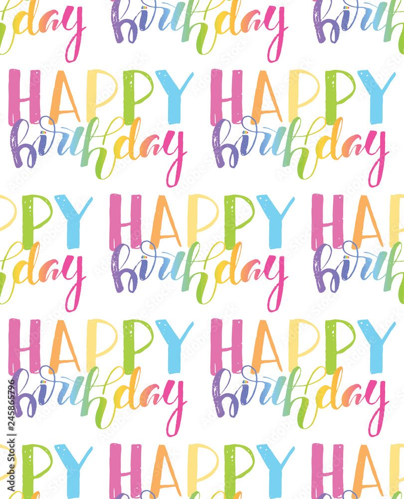 810x1000 Photography Poster Happy birthday pattern background wallpaper textile fabric