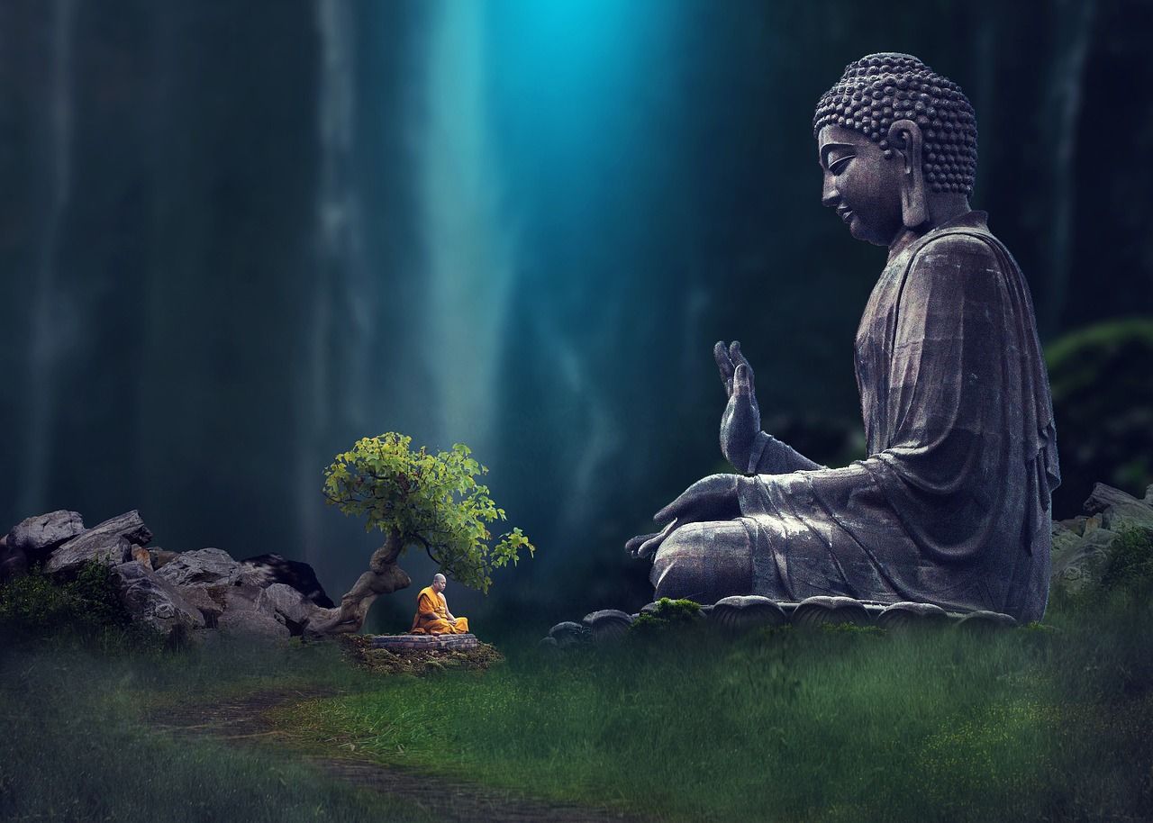 1280x914 Buddha Monk Meditation