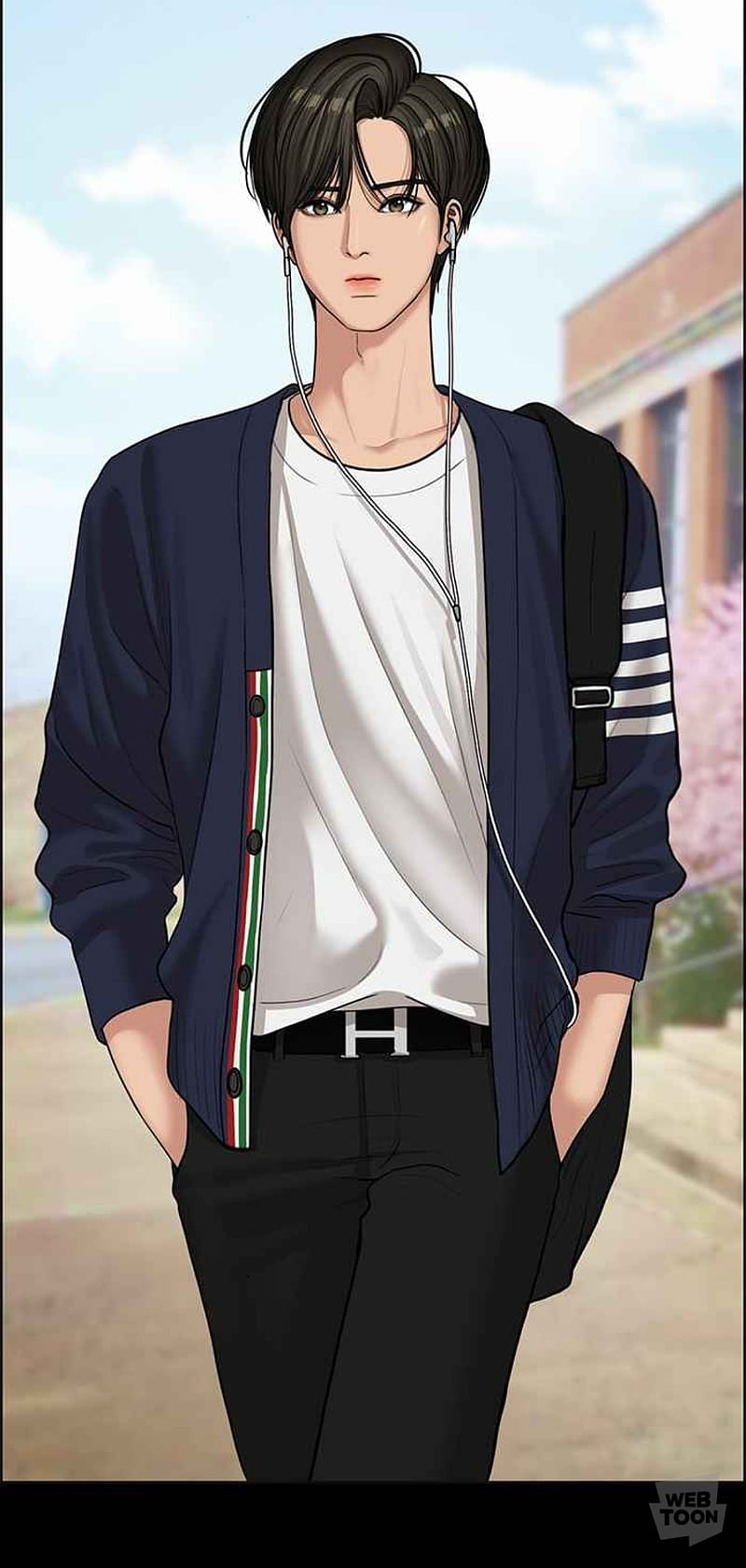 800x1681 Suho, anime, bts, comic, drama, manga, true beauty, webcomic, webtoon, HD phone wallpaper