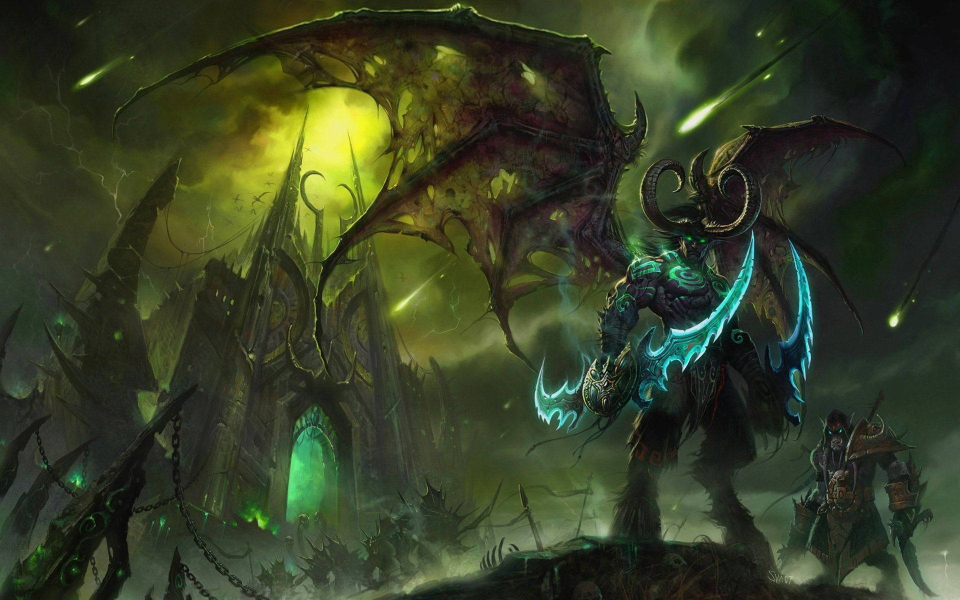 1920x1200 WoW Demon Hunter Wallpaper
