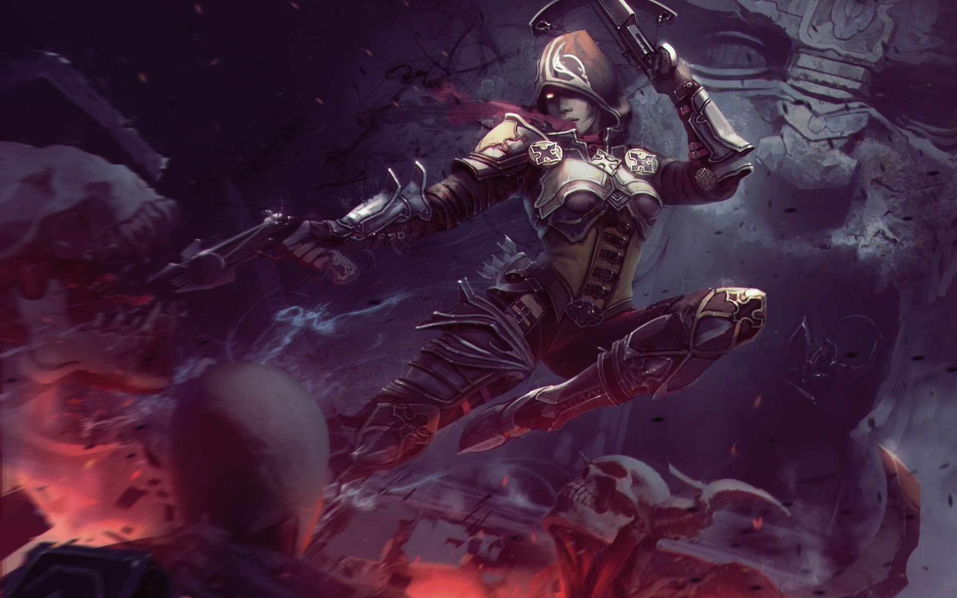 1920x1200 Devil Hunter Wallpaper Demon Hunter HD Wallpaper