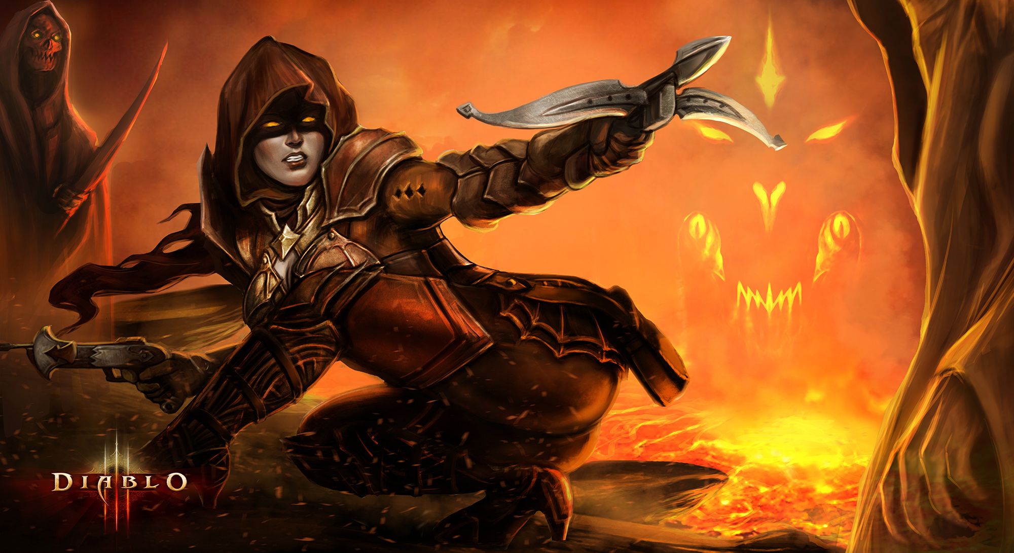 2000x1091 Free Diablo rpg Full HD wallpaper for desktop and phone