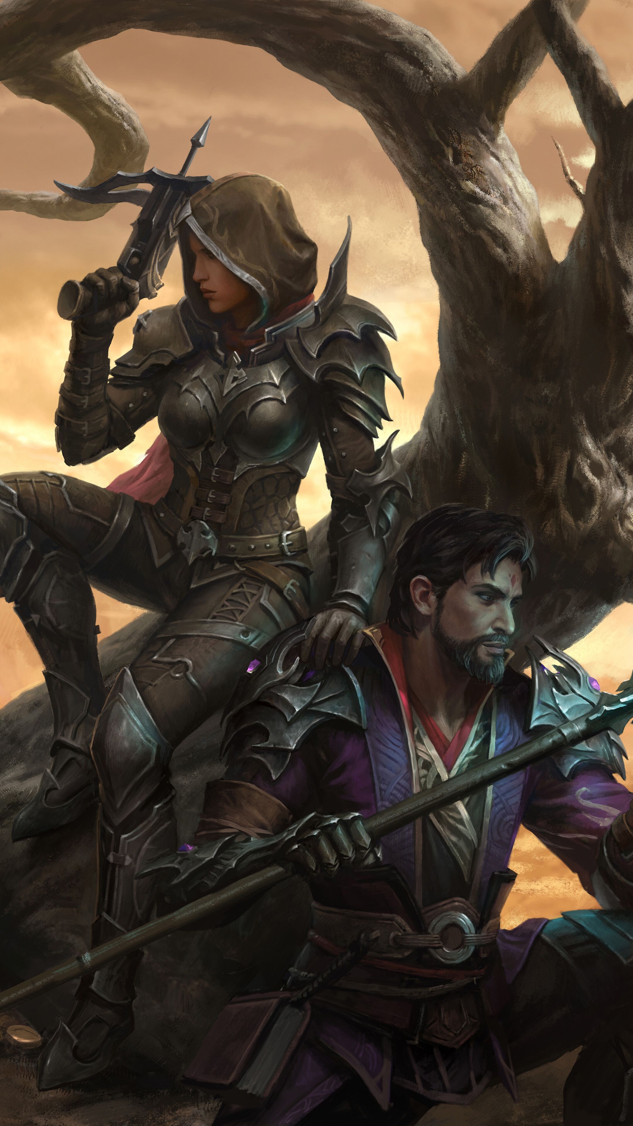 2160x3840 Diablo Immortal Demon Hunter Wizard 4K Wallpaper iPhone HD Phone h