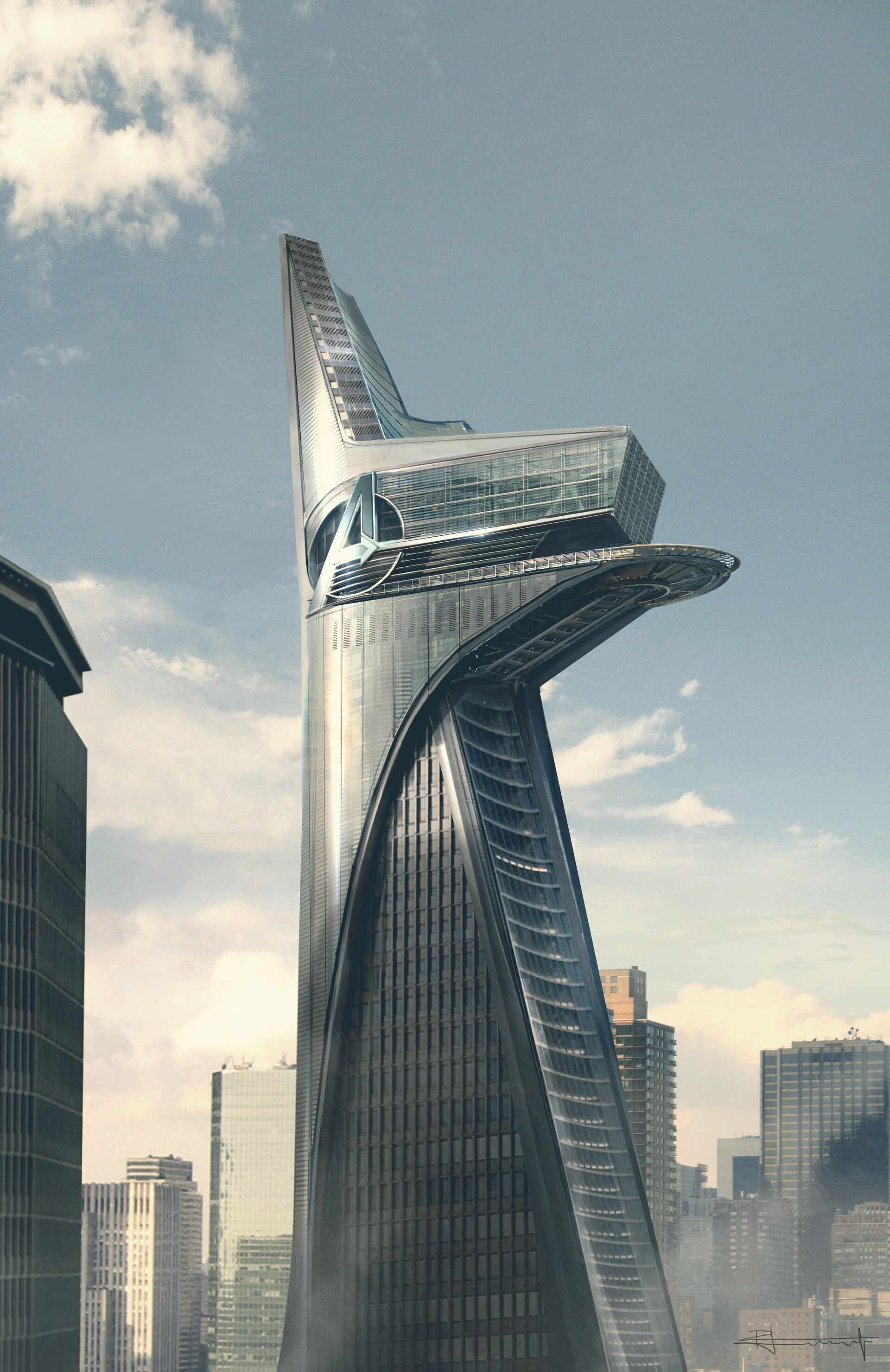1920x2958 Avengers Tower Wallpaper
