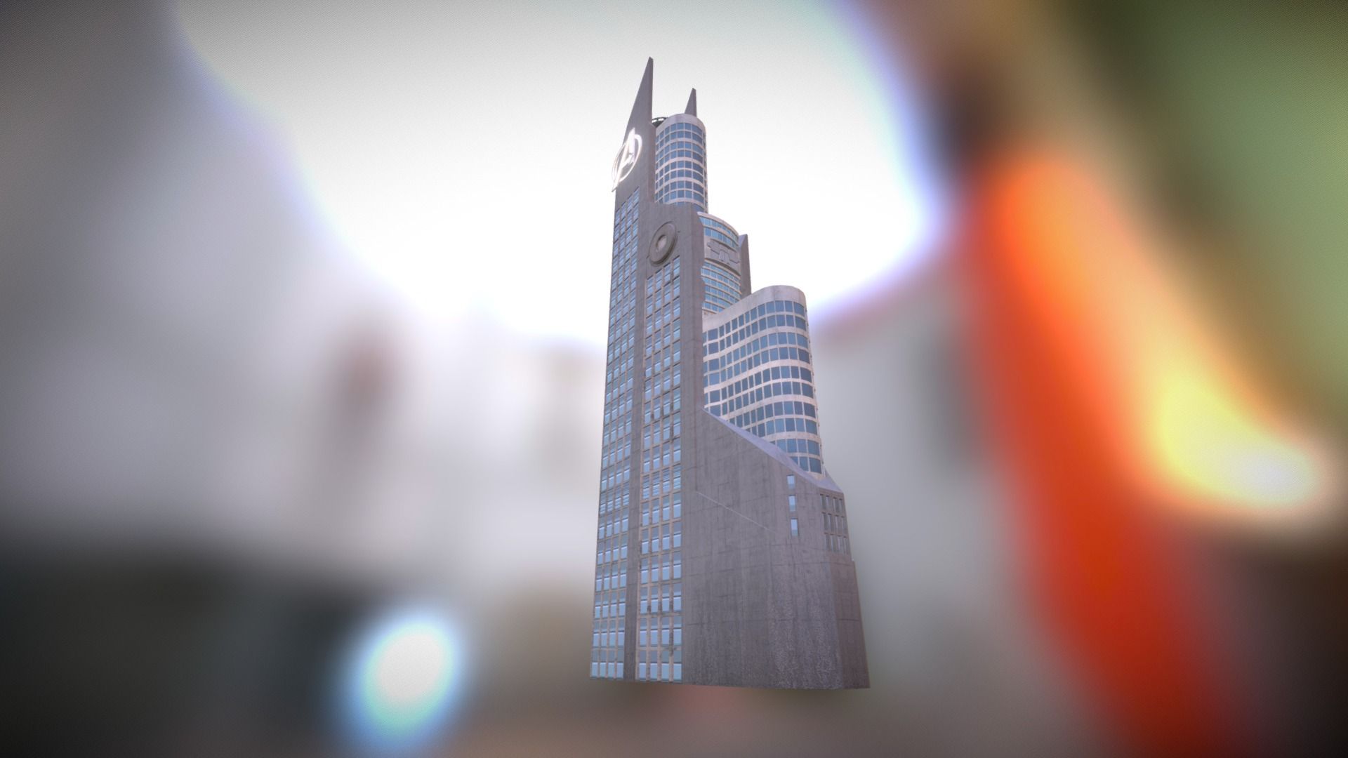 1920x1080 Avengers Tower model by jaxmoss [09e9172]