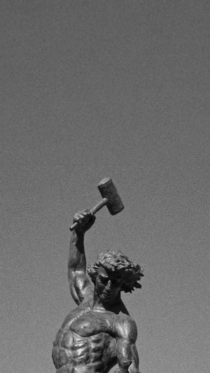 675x1200 Vintage gym wallpaper. Masculinity wallpaper, Self made man statue wallpaper, Greek sculpture