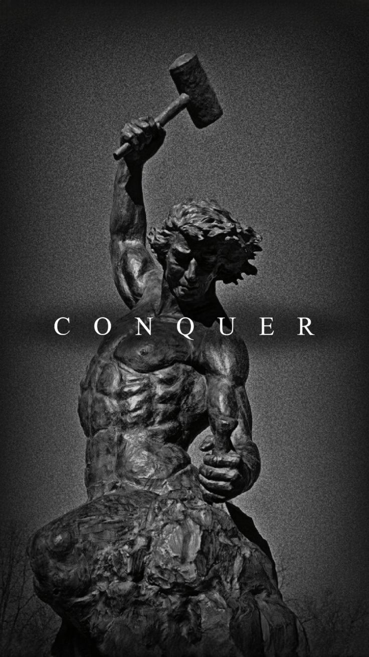 736x1308 only discipline mind can conquer the world