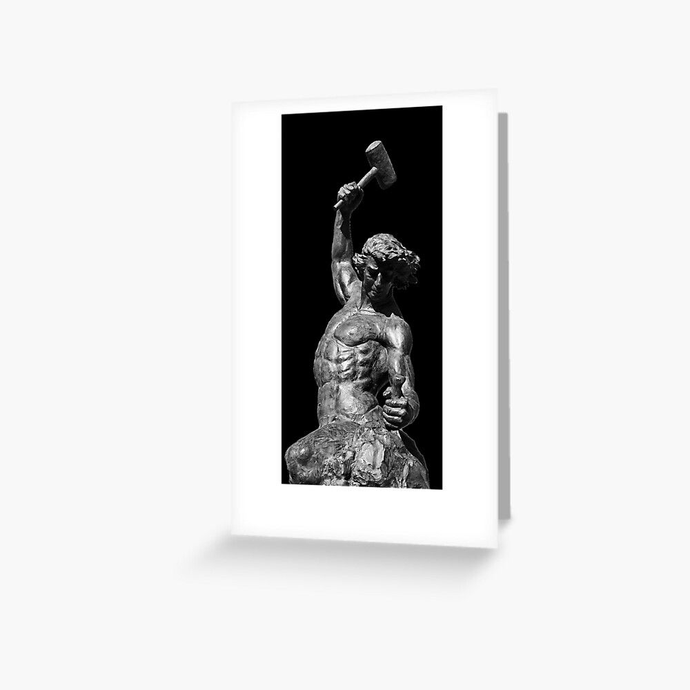 1000x1000 Self Made Man Greeting Card