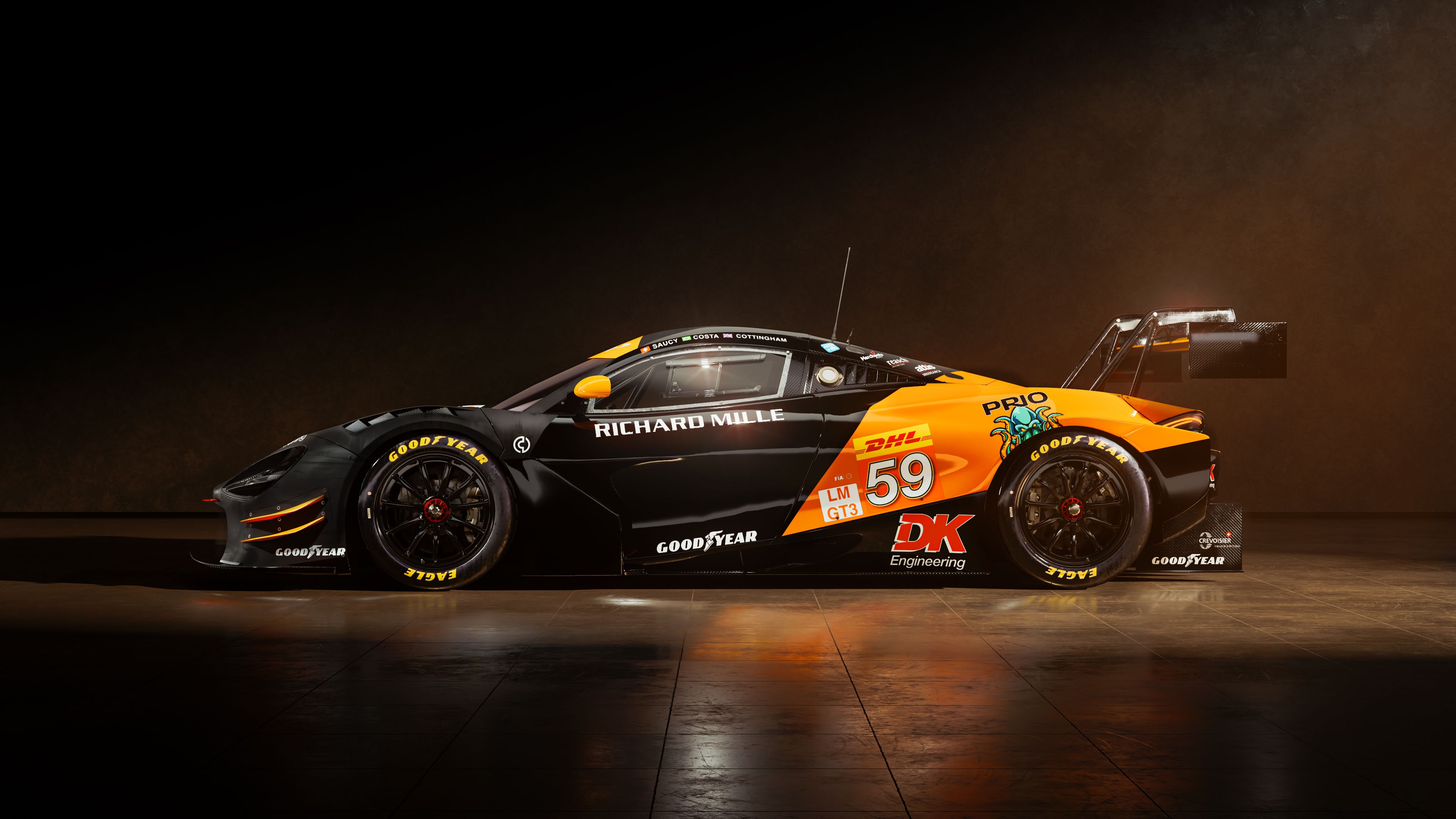 3840x2160 McLaren 720S GT3 EVO 2024 HD, 4K Car Wallpaper