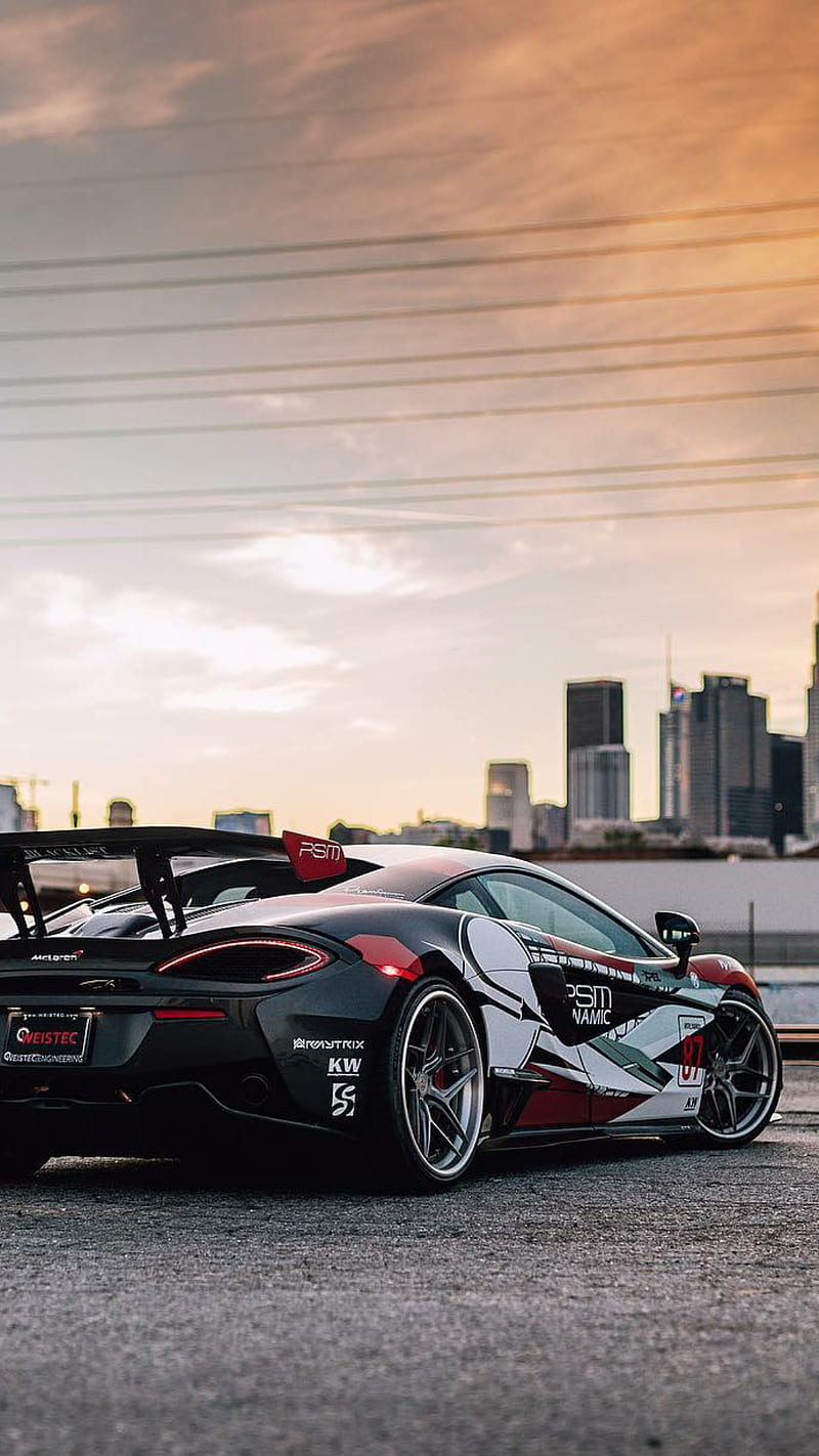 800x1422 McLaren 570 GT gt, sunset, car, supercar, sports, america, new, racecar, HD phone wallpaper