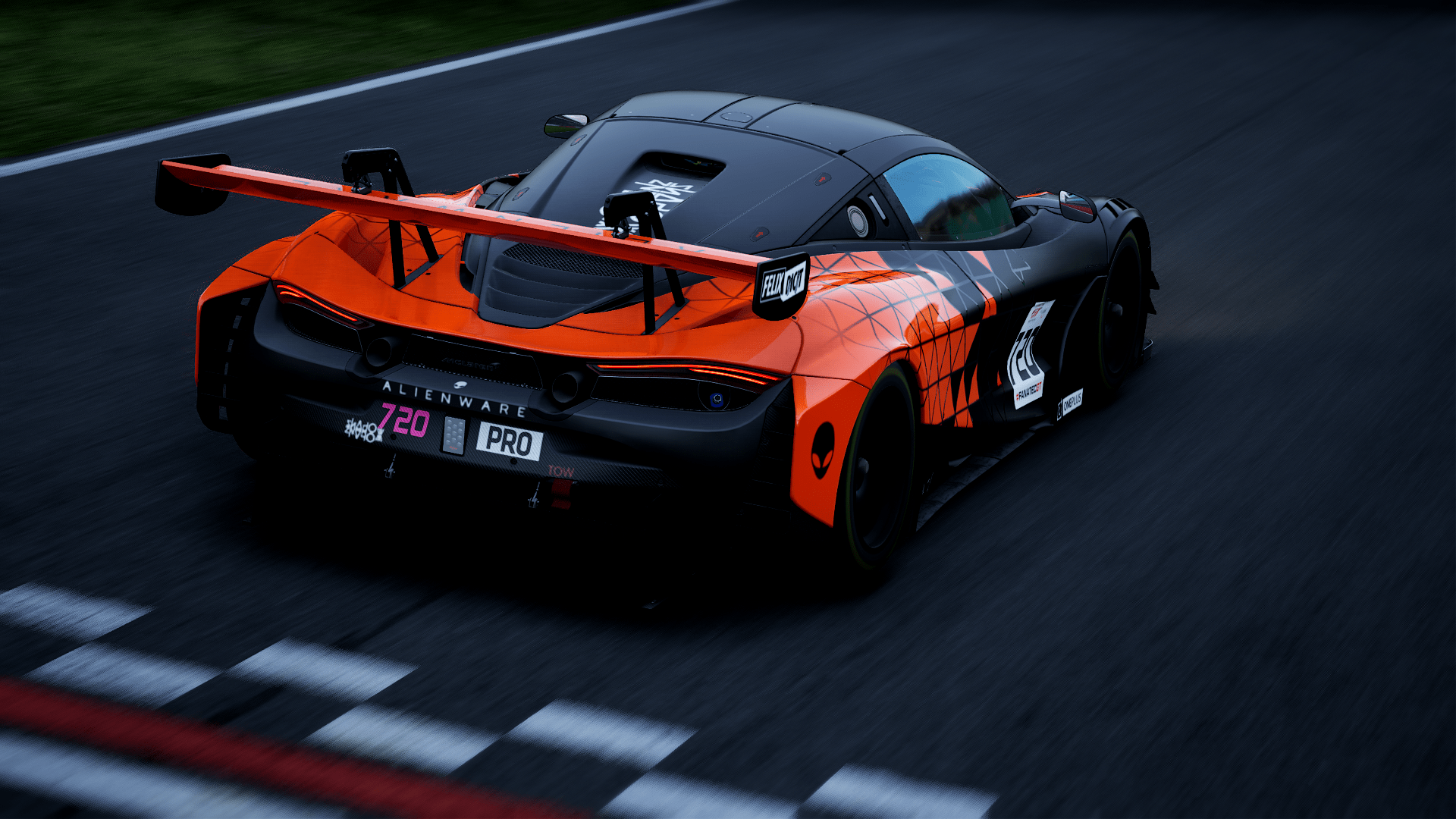 1920x1080 I remade the Project Shadow livery for the EVO version of the McLaren 720s GT3! (download inside)