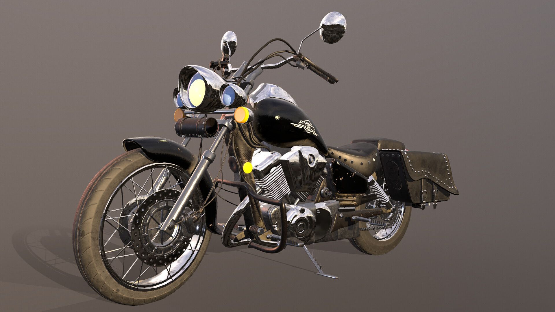 1920x1080 Lifan LF 250 B Motorcycle Model) It's Not Optimized For Games) Just For Render In UE4)