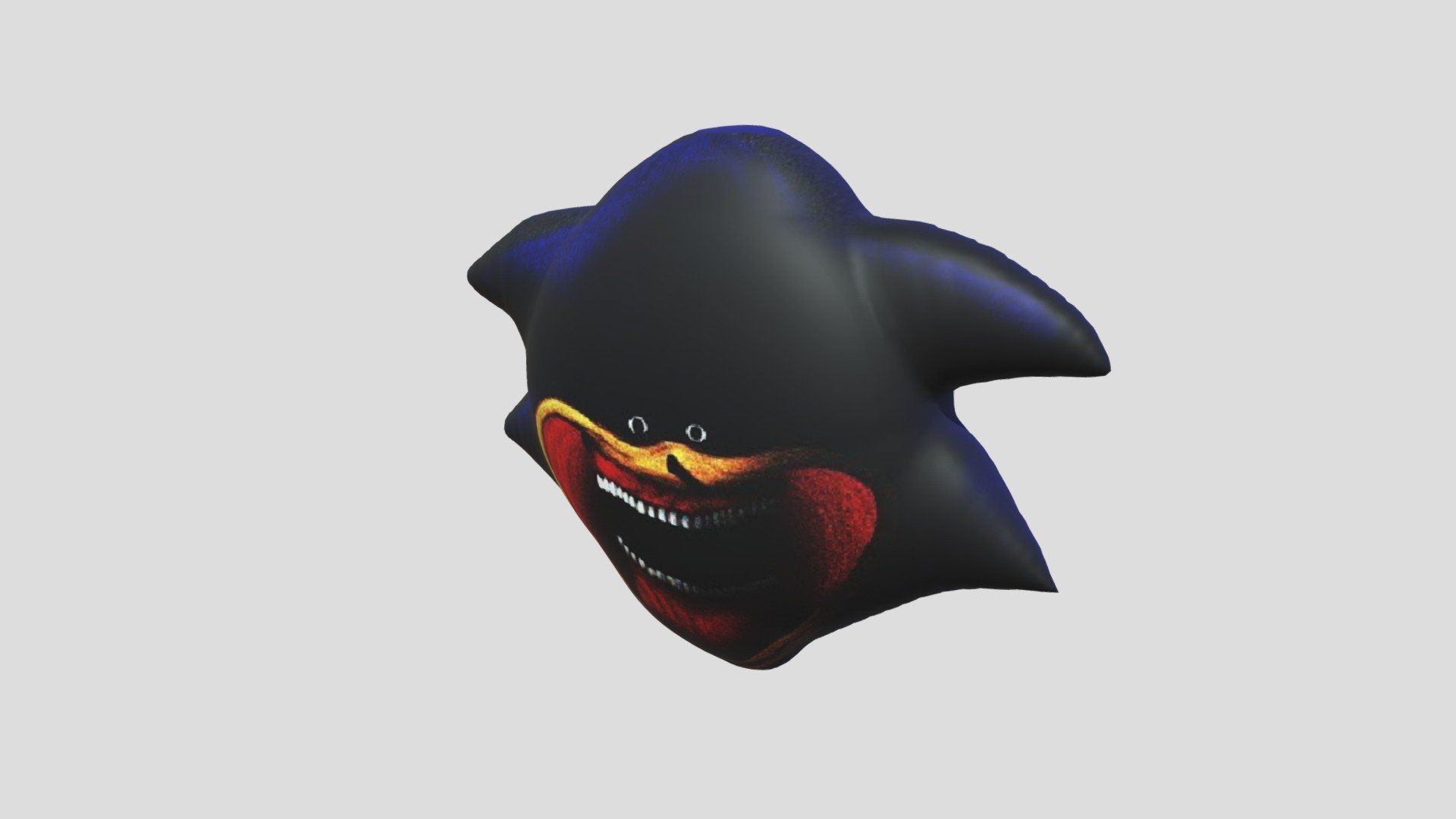 1920x1080 Shin Sonic Face Roblox Sonic Tapes Free 3D model by lukigiam2011 [7ca29fc]