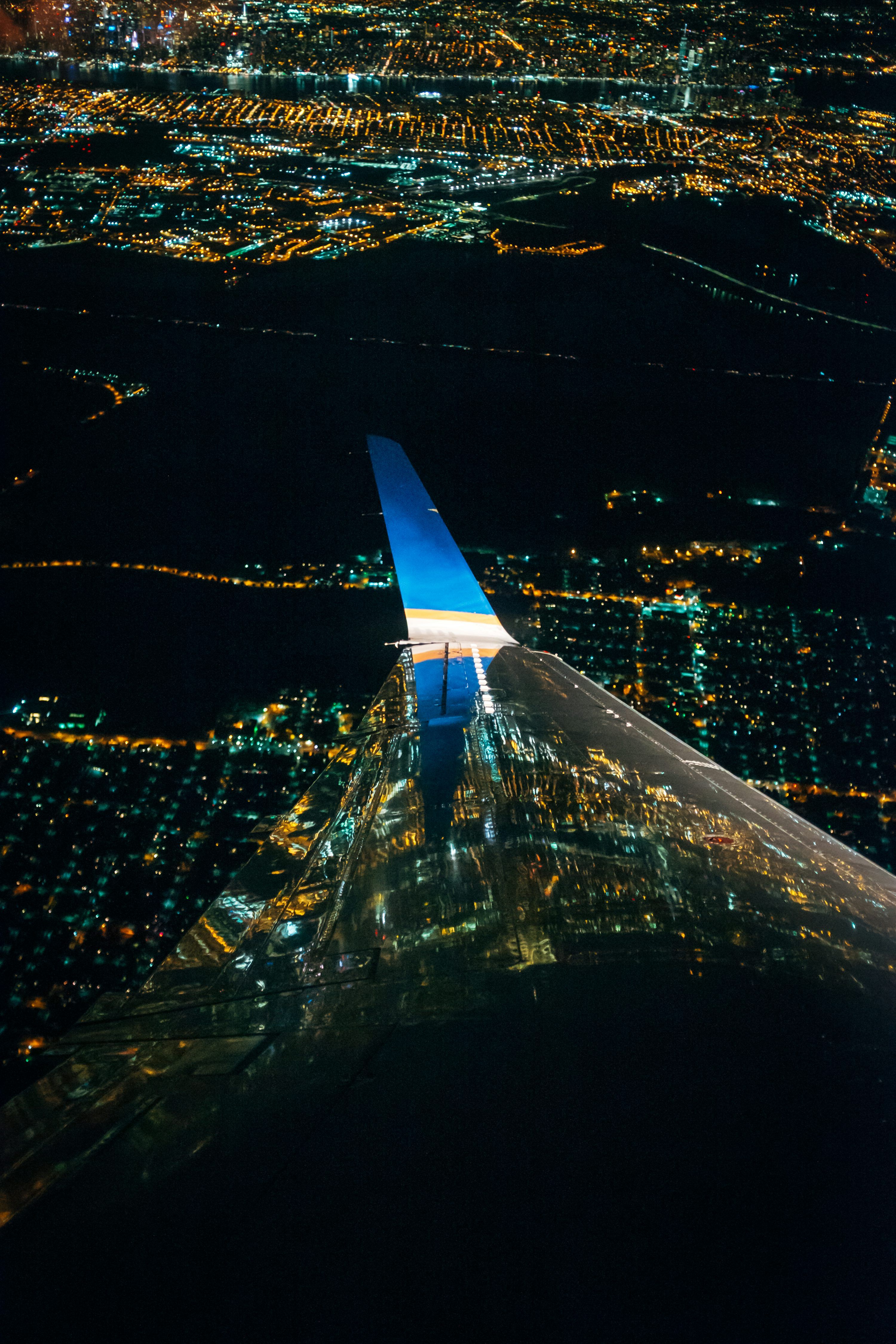 3000x4500 Airplane Night Picture. Download Free Image