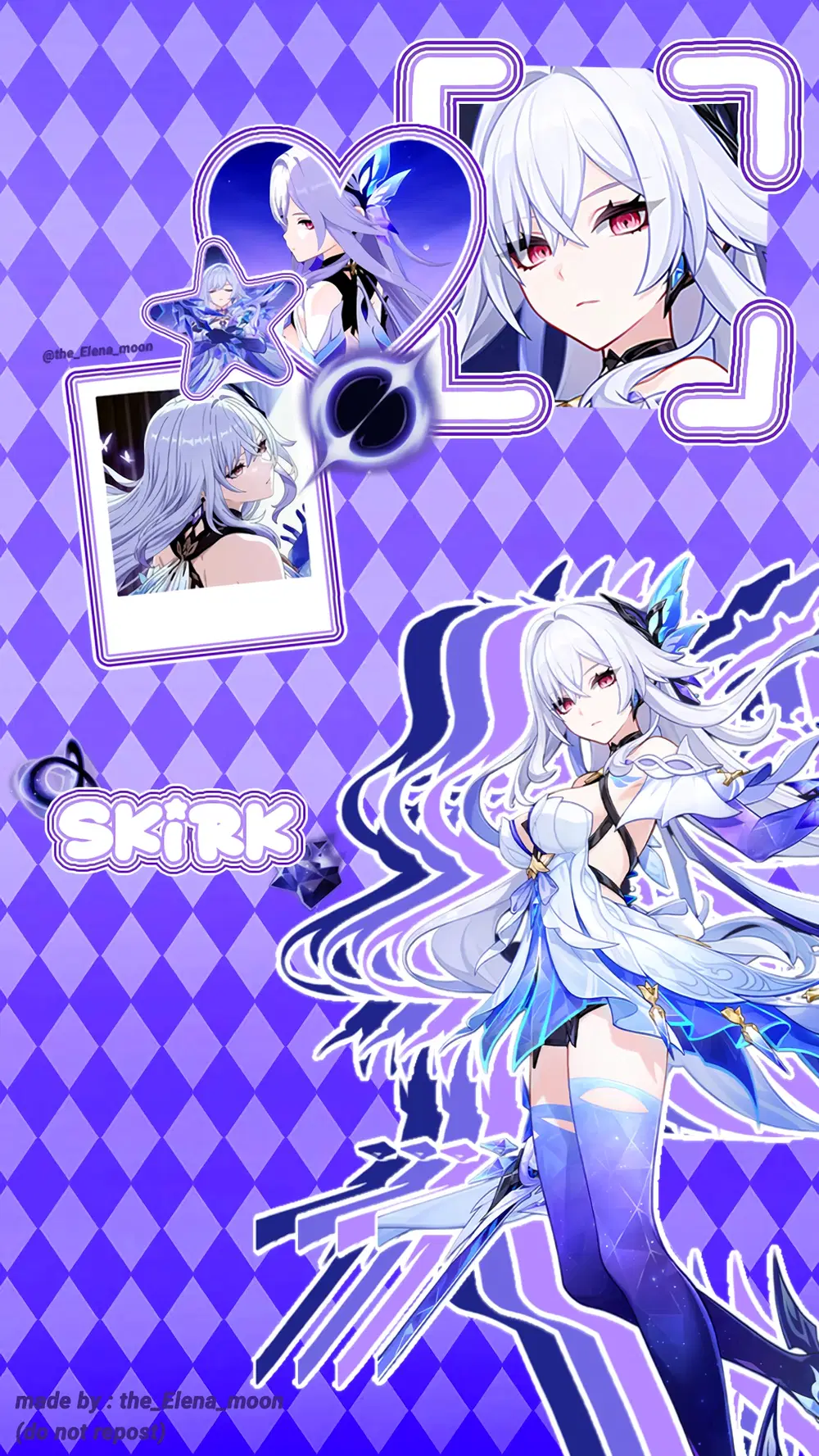 1000x1777 ✧skirk wallpaper✧ (do not repost) (request open) Genshin Impact
