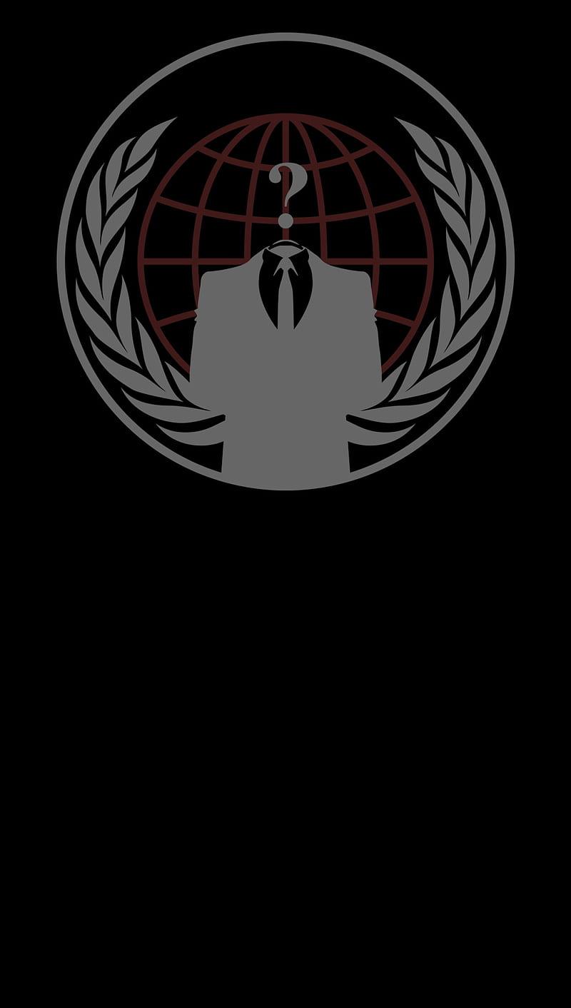 800x1412 Anonymous Man, battery saver, dark, minimal, HD phone wallpaper
