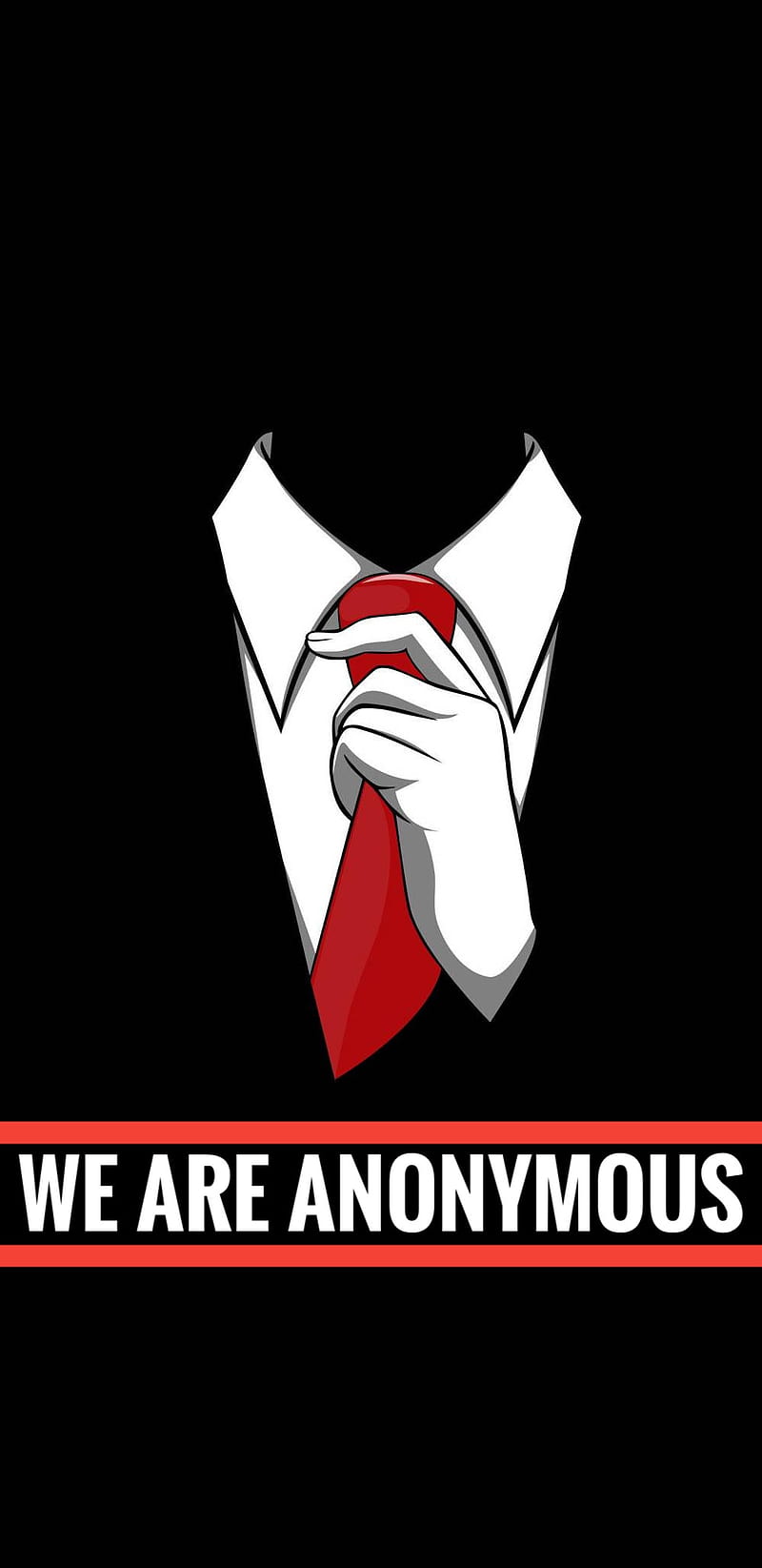 800x1645 Anonymous, suit, black, vendetta, white, tie, mr, HD phone wallpaper