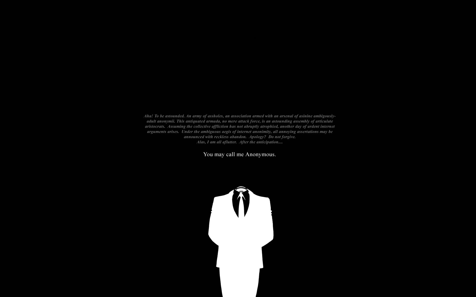 1920x1200 Desktop wallpaper: Anonymous, Technology, Quote 4K free download for PC. 686255