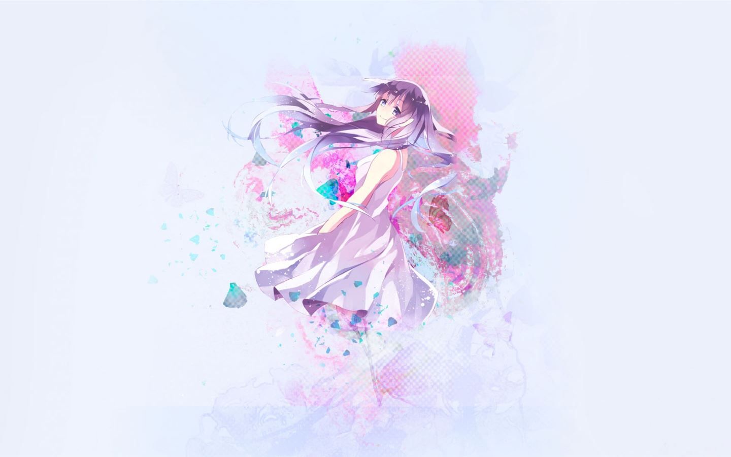 1440x900 Pastel Anime MacBook Air Wallpaper Download