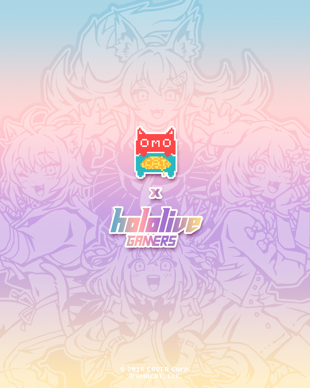 1080x1350 hololive GAMERS x OMOCAT Collection is Now Available