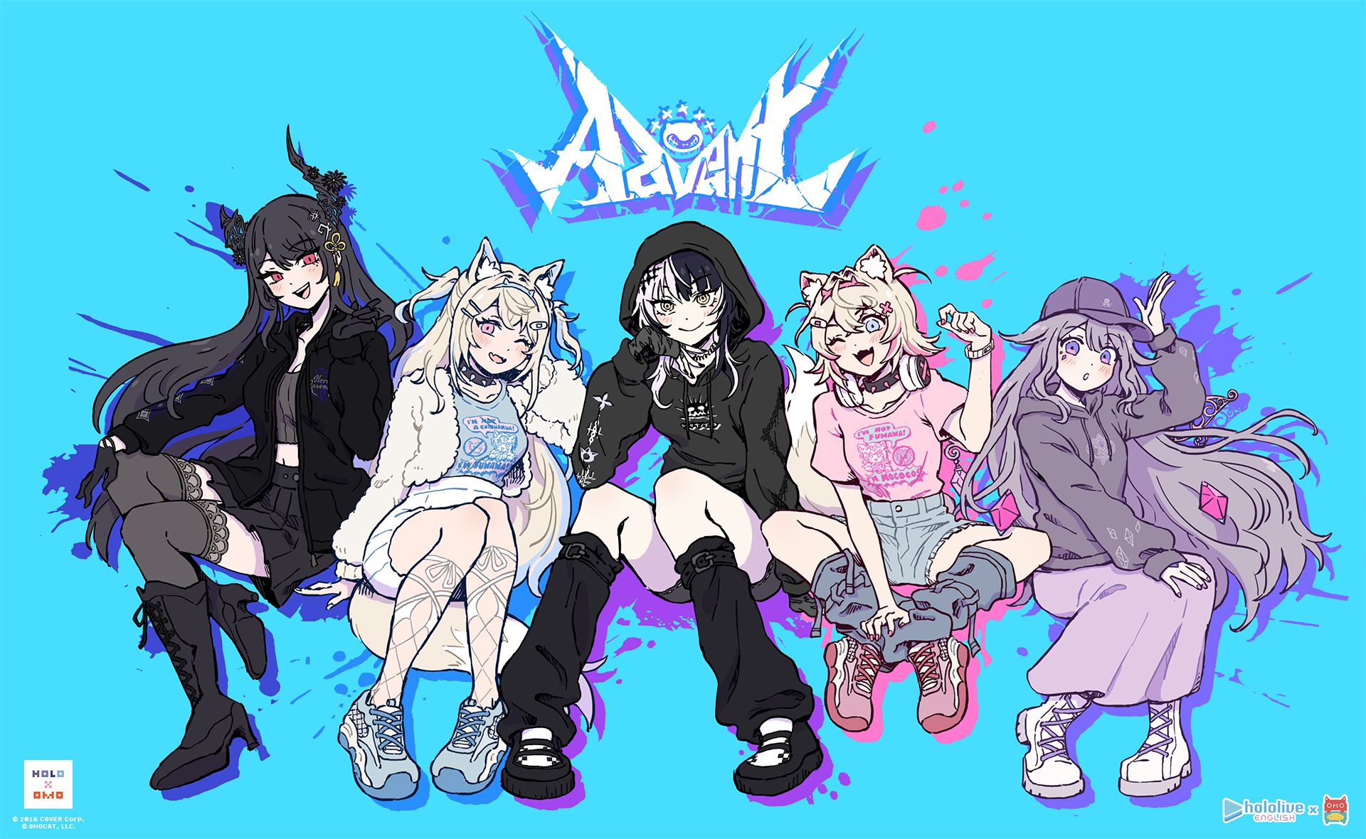 1920x1180 Omocat Hololive Poster OMOCAT X Hololive English -Advent- Collection Is Now Available NEWS Hololive Official Website