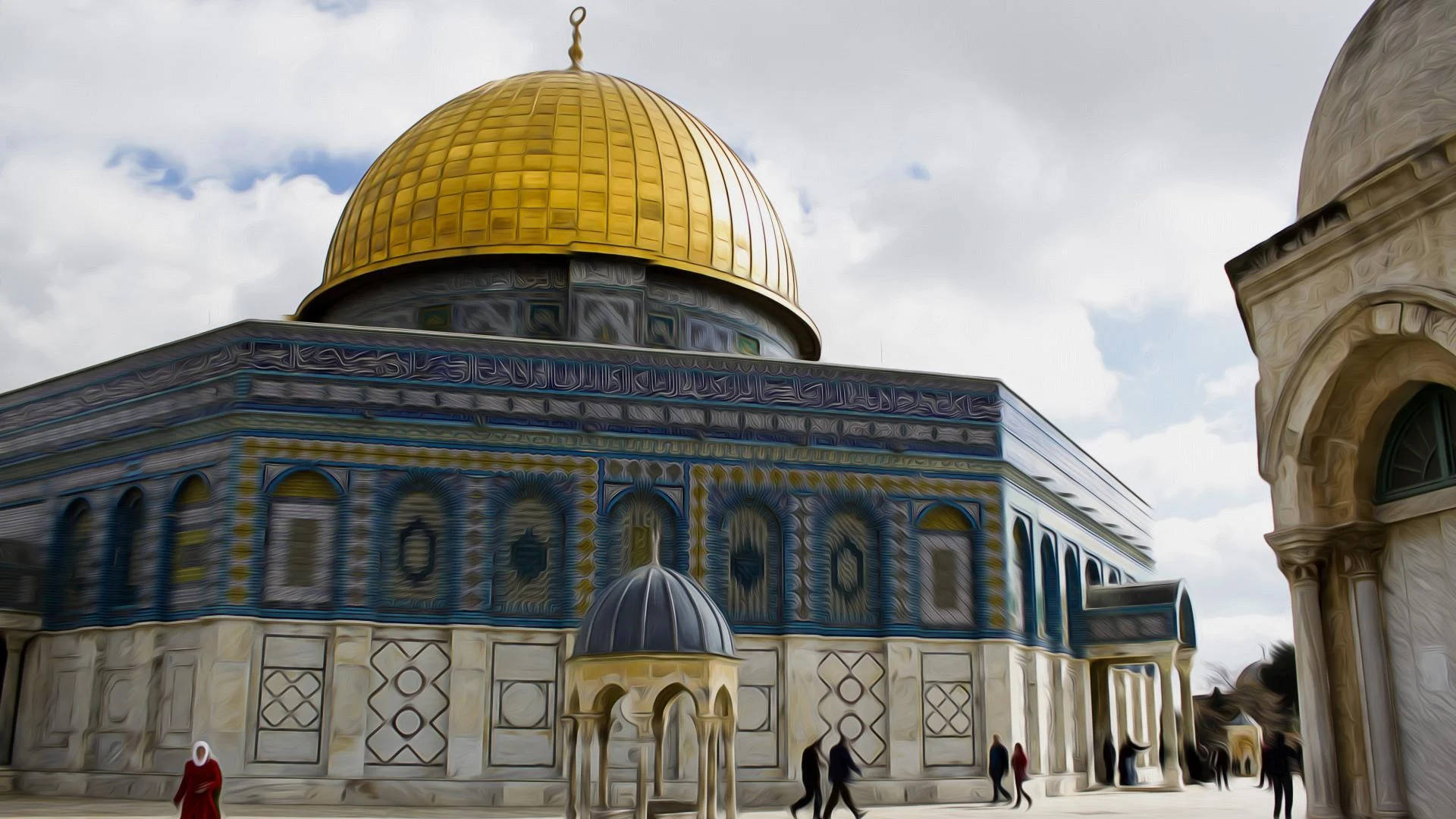 1920x1080 Download Palestine Islamic Shrine Wallpaper