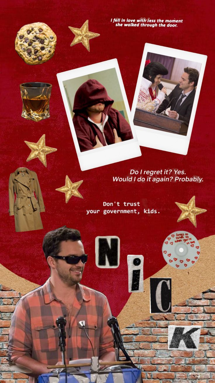 736x1308 Check out Starry_Starry_Sky's Shuffles #nickmiller #newgirl #jessicaday. New girl aesthetic wallpaper, Nick miller julius pepperwood