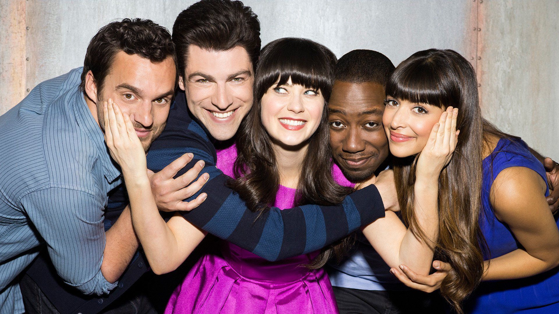 1920x1080 Desktop wallpaper: Hannah Simone, Tv Show, New Girl, Cece Parekh, Jake Johnson, Jessica Day, Lamorne Morris, Max Greenfield, Nick Miller, Schmidt (New Girl), Winston Bishop, Zooey Deschanel 4K free download