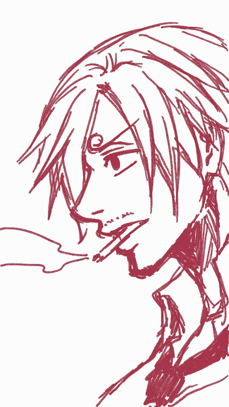 800x1422 Sanji Drawing, blackleg, one piece, HD phone wallpaper