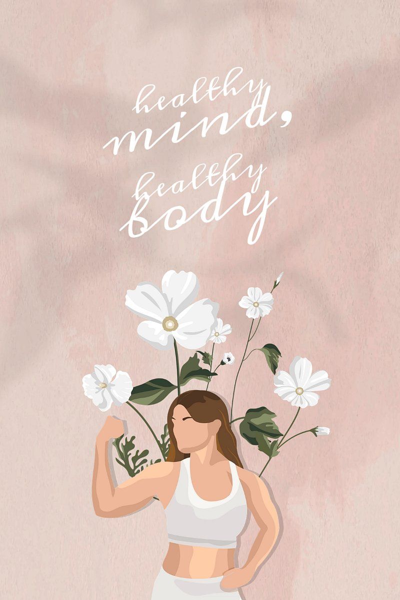 800x1201 Motivational quote healthy mind, healthy