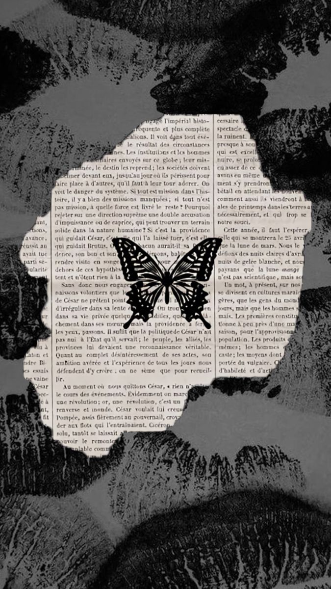 675x1200 Black wallpaper. Black and white butterfly aesthetic wallpaper, پوستر سیاه سفید, والپیپر مینیمال