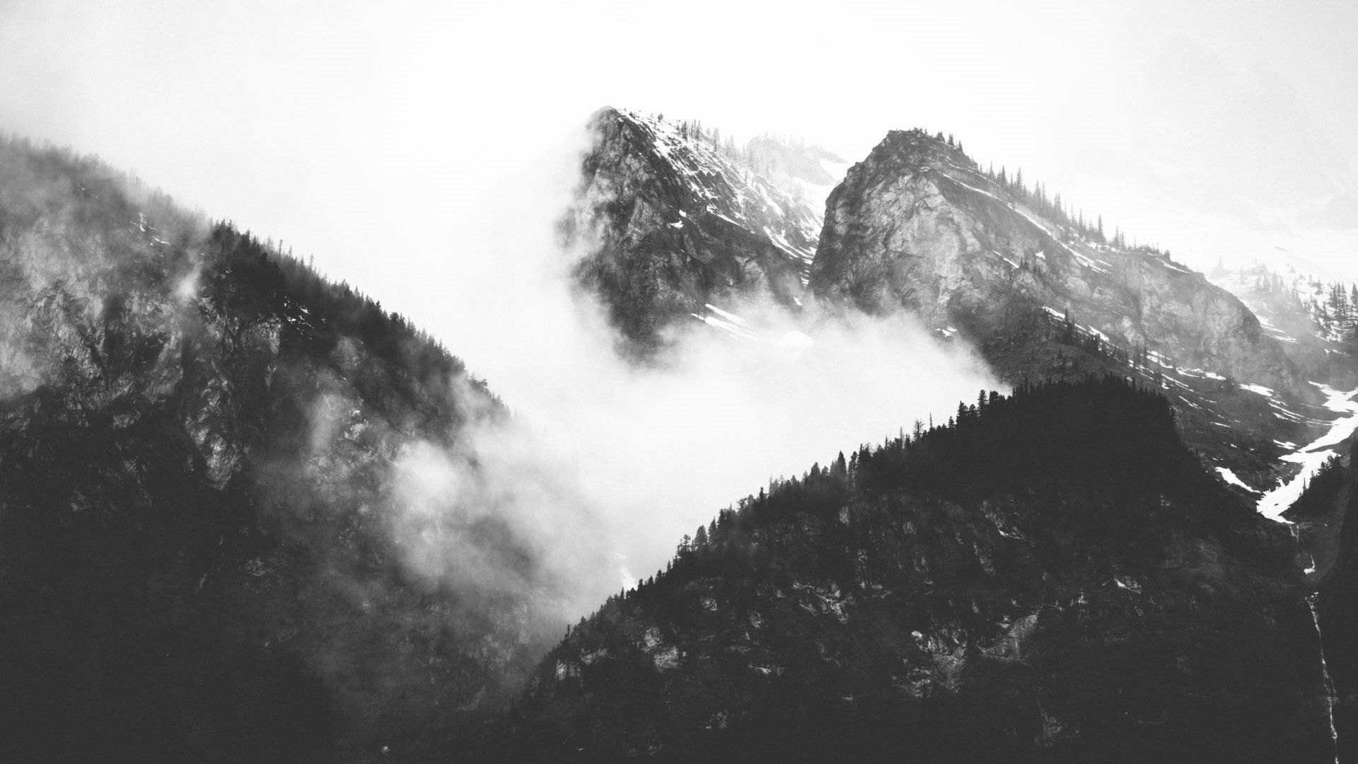 1920x1080 Black And White Aesthetic PC Wallpaper