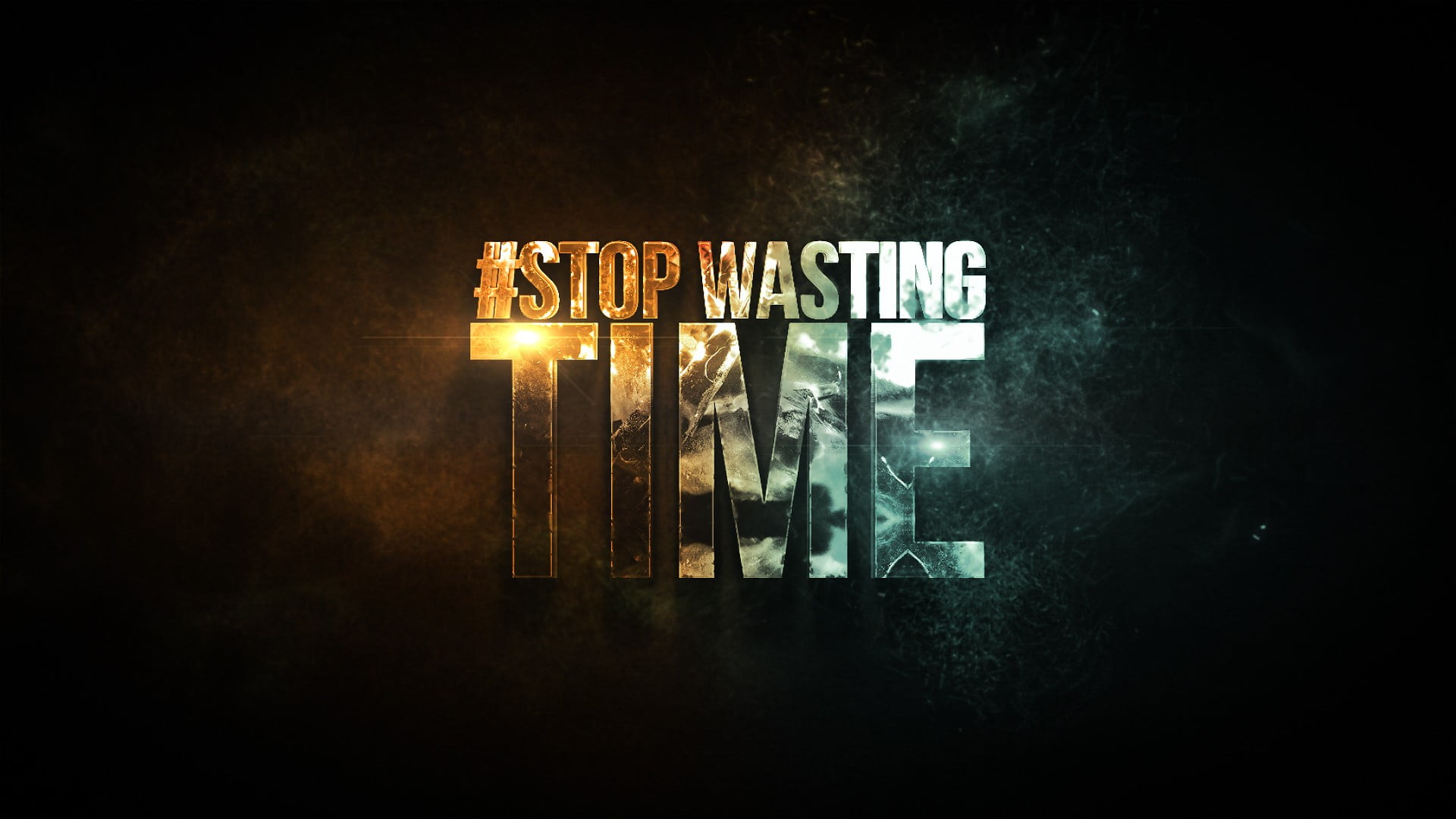 1920x1080 stop wasting time text HD wallpaper