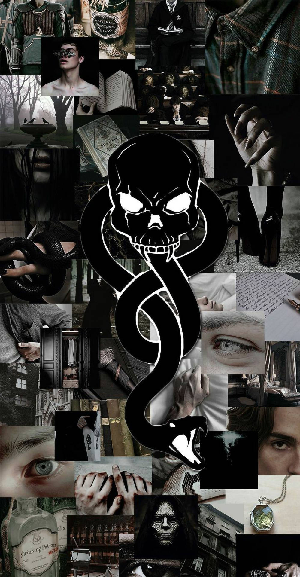 999x1920 Download Aesthetic Harry Potter Death Eaters Wallpaper