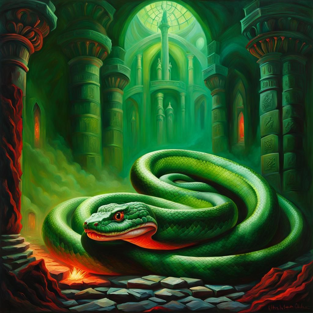 1024x1024 Nagini, Familiar of the Dark Wizard Voldemort