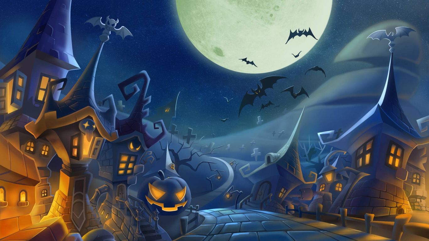 1366x768 Laptop Ghost Wallpaper Free 1366x768 High Quality Background