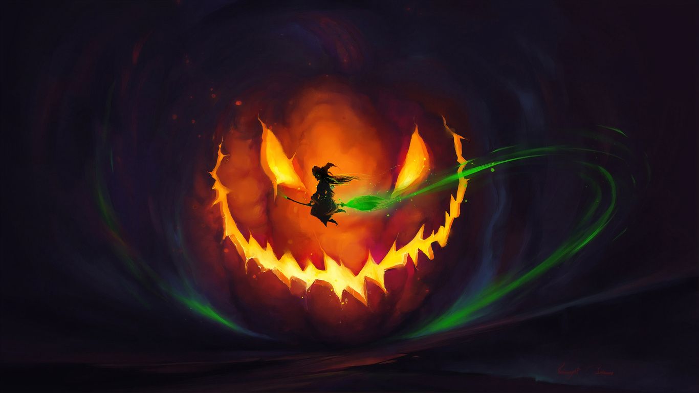 1366x768 Halloween Witch 4k Laptop HD , HD 4k Wallpaper, Image, Background, Photos and Picture