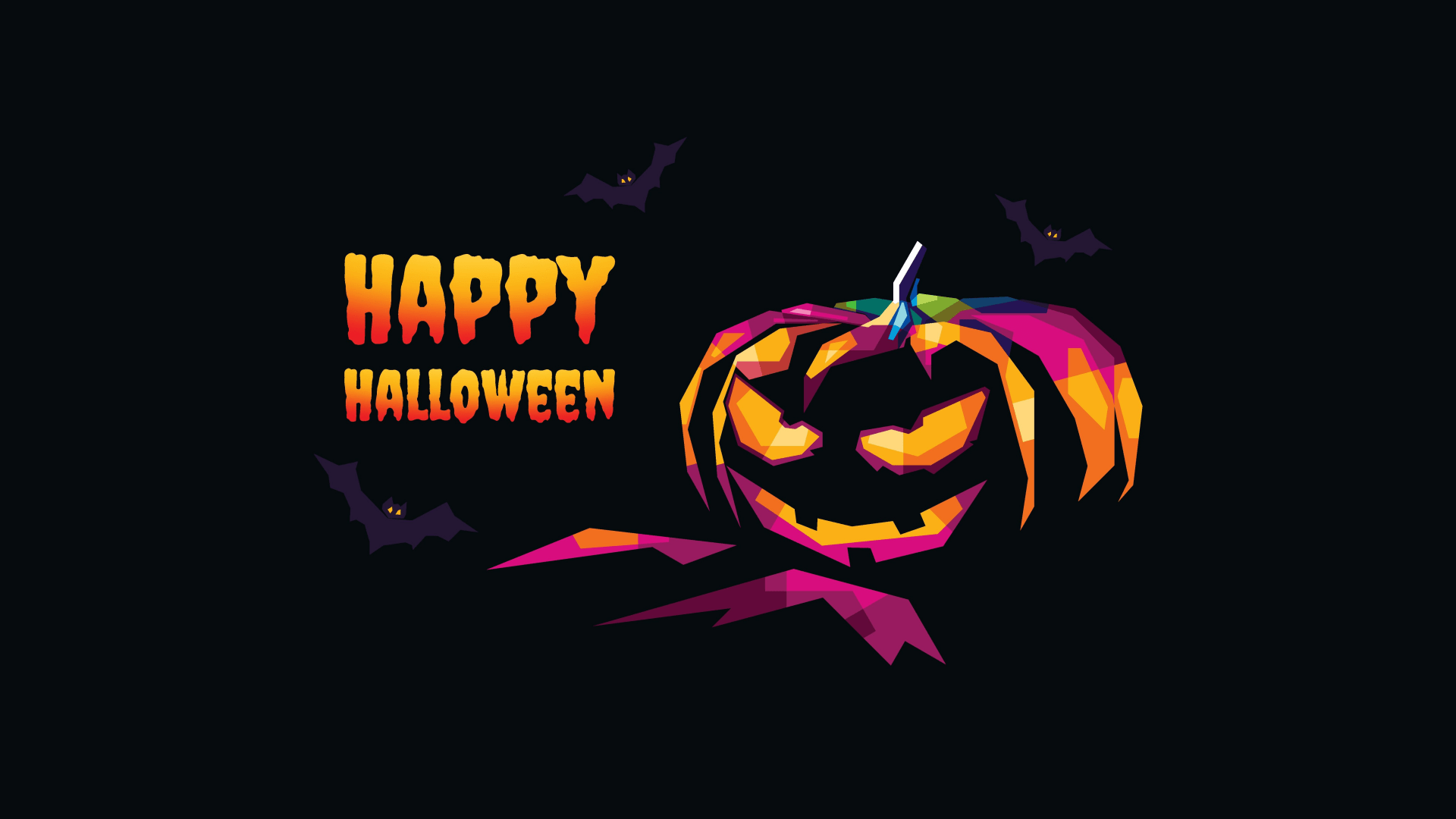 1920x1080 Happy Halloween Wallpaper 4K, Halloween Pumpkin