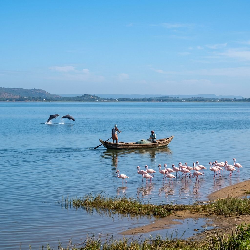 1024x1024 Premium Guide to Chilika Lake. Asia's largest brackish lake. Odisha Holiday Planners