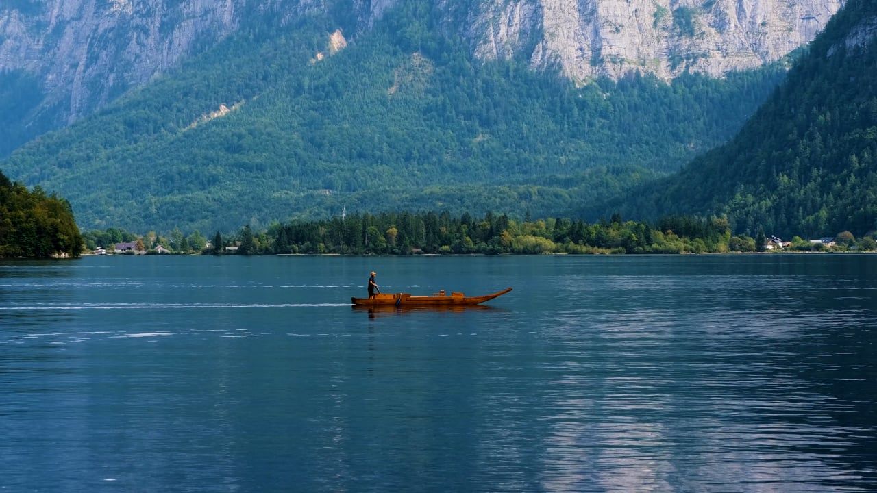 1280x720 Boat, Man, Fishing Boat